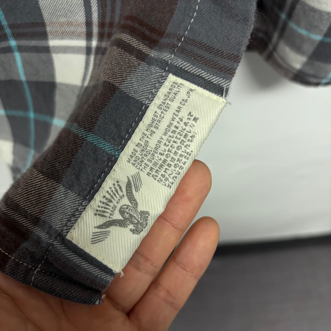 슈퍼드라이 체크 셔츠 상품이미지4