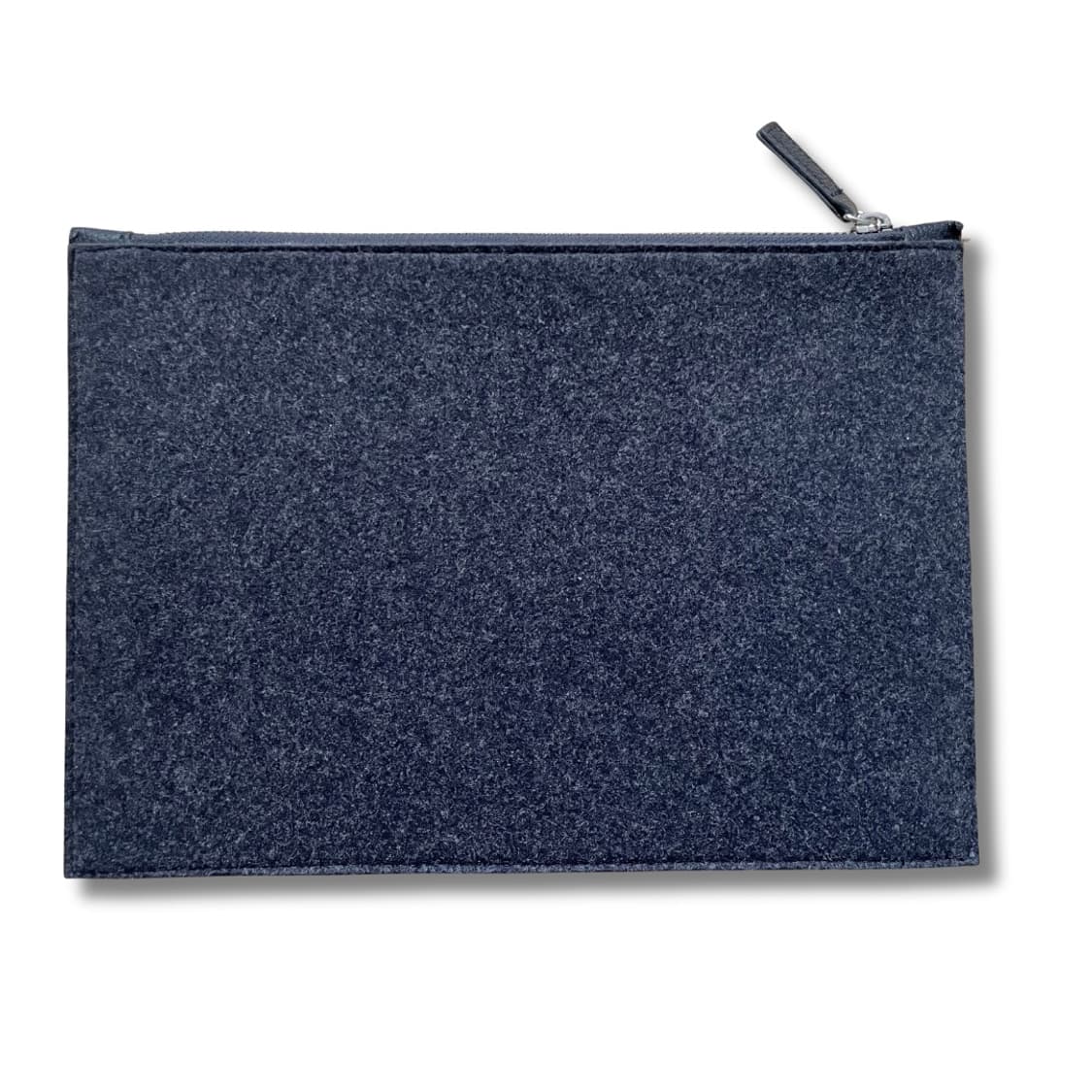 Felt x Leather Basic Clutch • Charcoal 상품이미지1