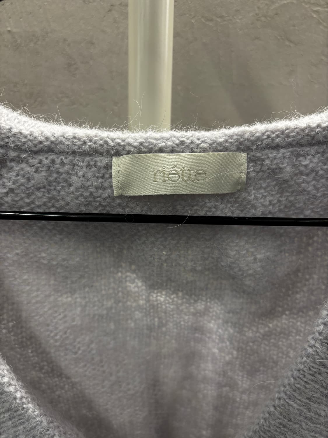 riette 리에뜨 라벤더 알파카 크롭 가디건 상품이미지4