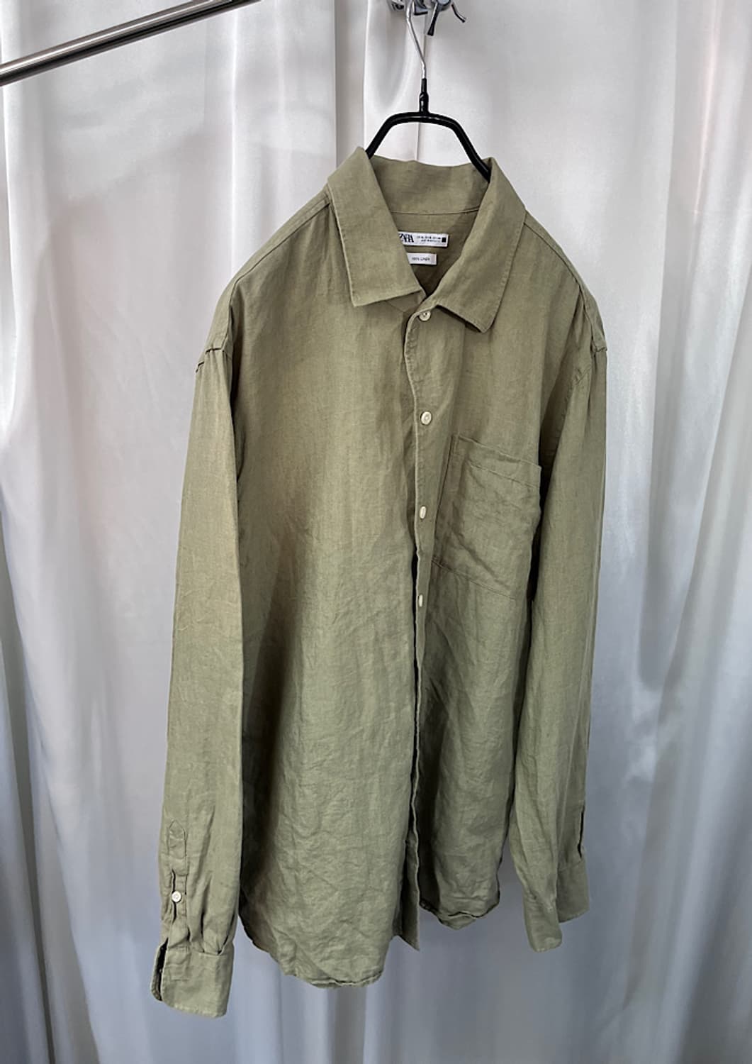 zara linen shirt  상품이미지1