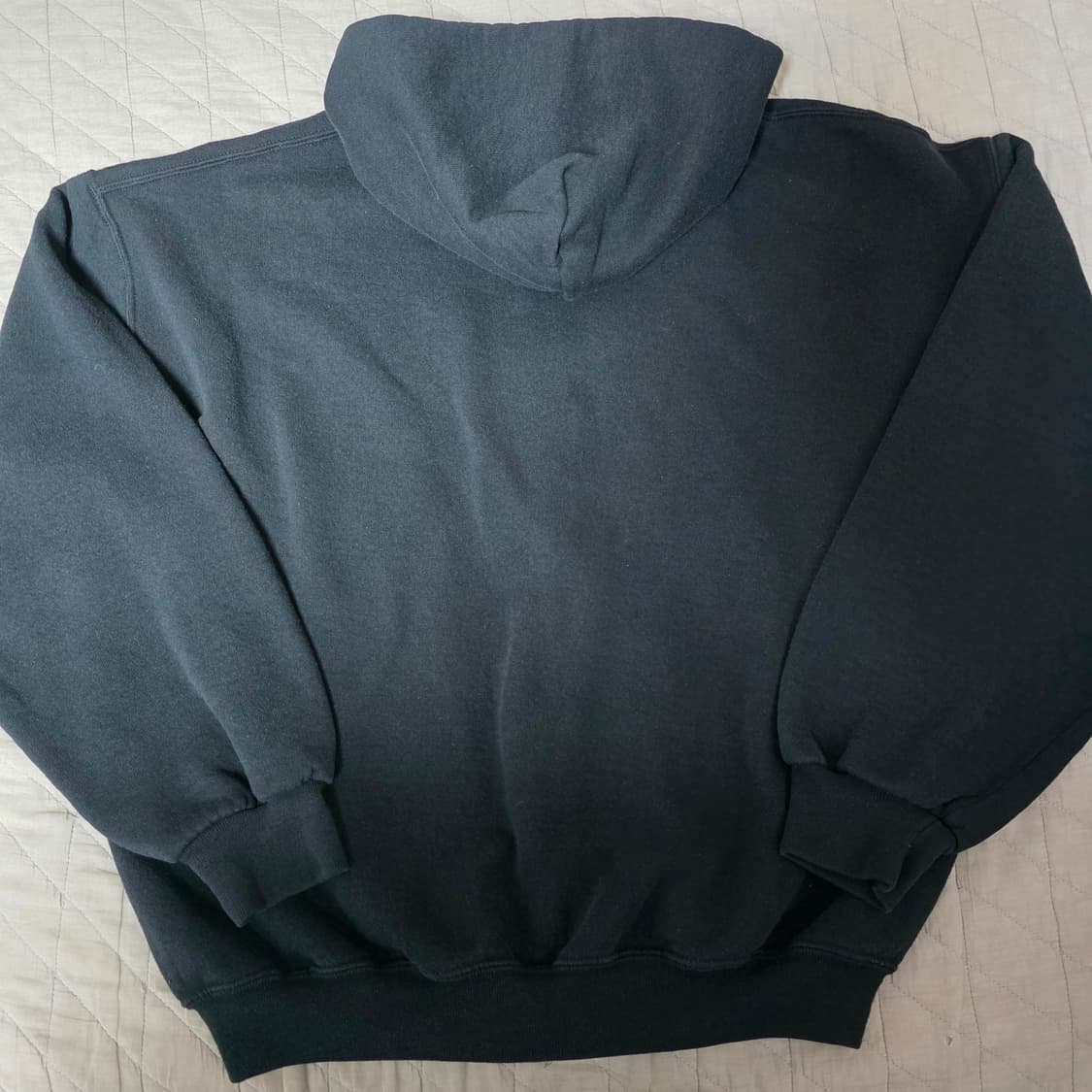 [L] 90s 빈티지 러셀 애슬레틱 후드집업 블랙 ver. 올롸잇 컨디션 상품이미지4