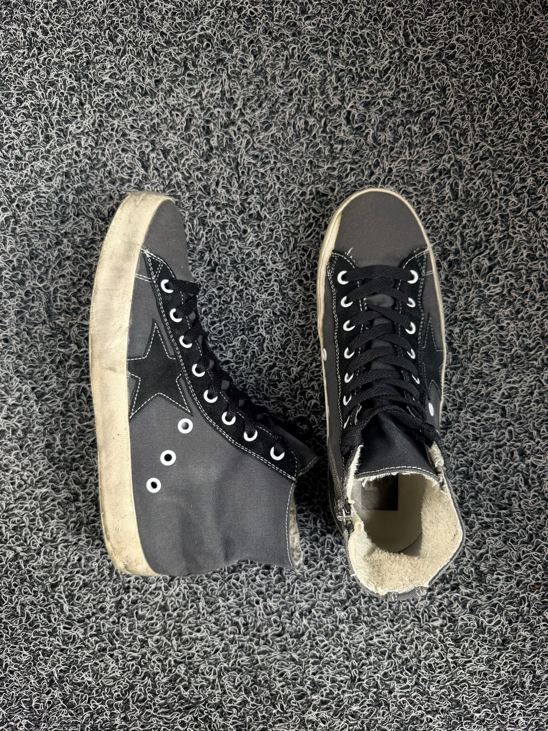 골든구스 프란시(Golden Goose Francy) 다크 그레이 캔버스 상품이미지4