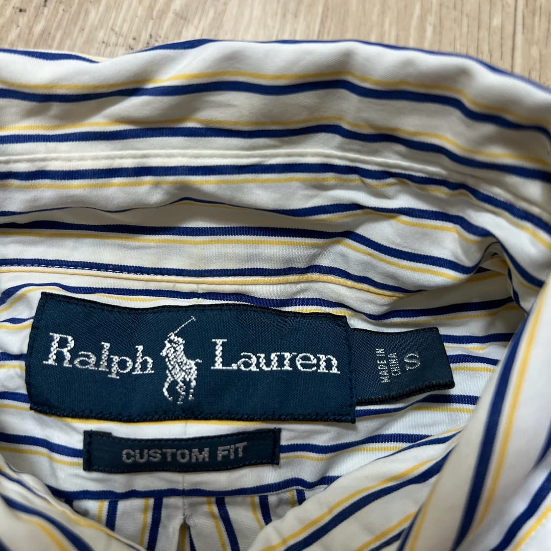 폴로 랄프로렌 커스텀핏 스트라이프 셔츠 S/90  상품이미지5