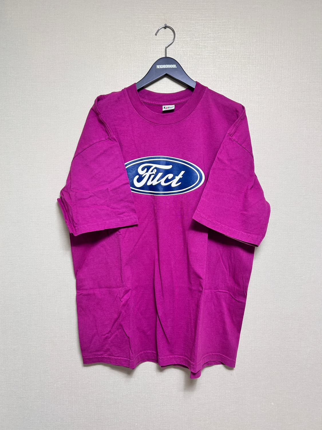 [XL] 퍽트 오발 로고 티셔츠 상품이미지1