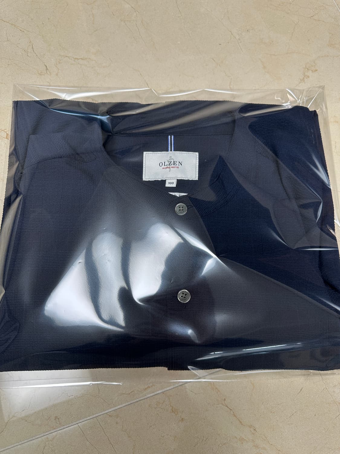 올젠 에어매쉬 셔츠 다크 네이비 남성 100   상품이미지8