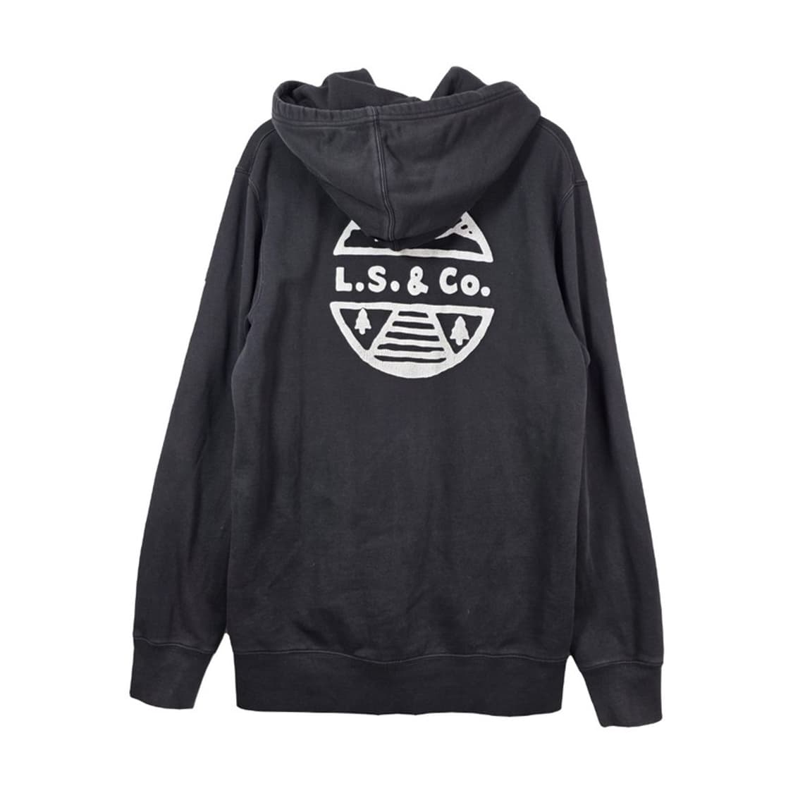 리바이스 서클 로고 빈티지 블랙 후드 집업 L 상품이미지2