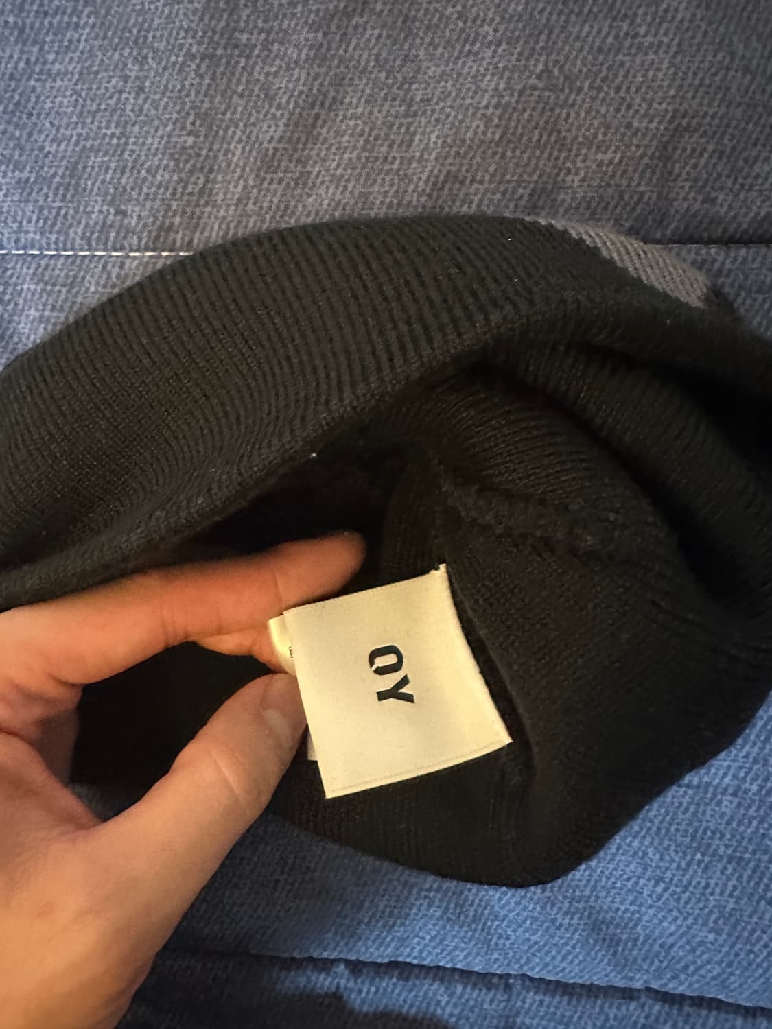 오와이 블랙 하트 비니 최상급 택포 상품이미지2