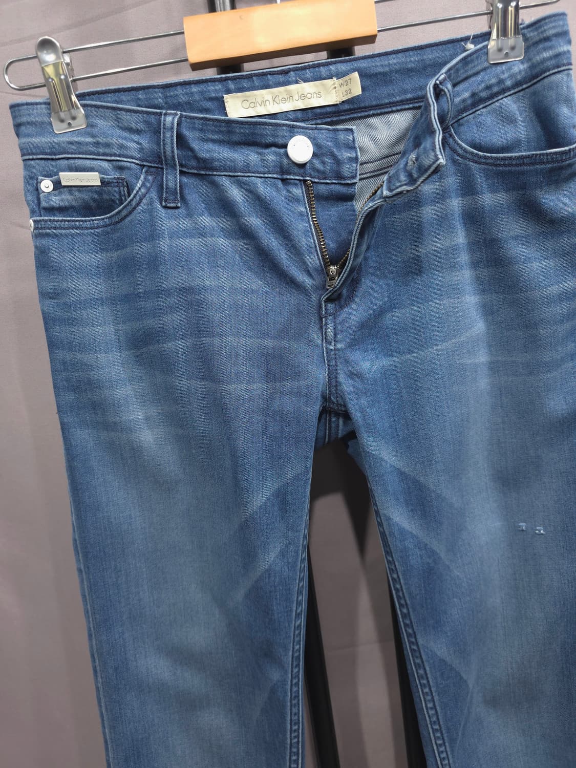 캘빈클라인 여성 스키니핏 청바지 27 상품이미지2