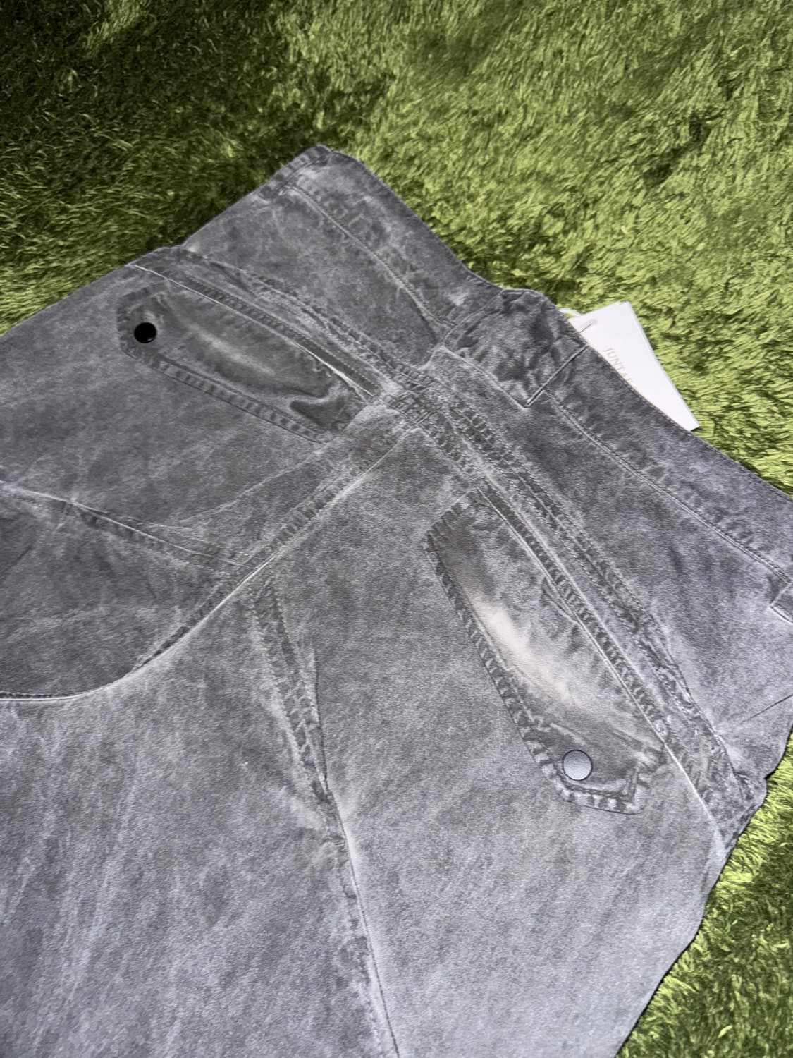 [L] JUNTAE KIM 준태킴 게더 트위스트 다이 쉘 트라우저 상품이미지9