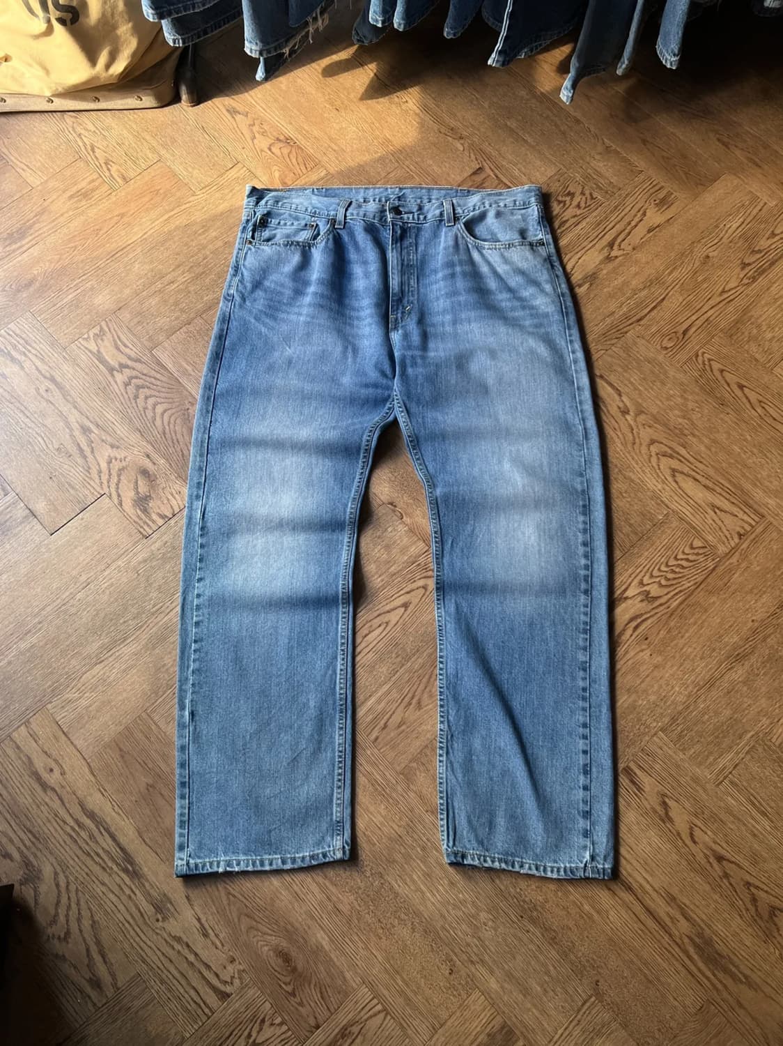 [40]리바이스 505 빈티지 워싱 빅사이즈 데님 팬츠 상품이미지1