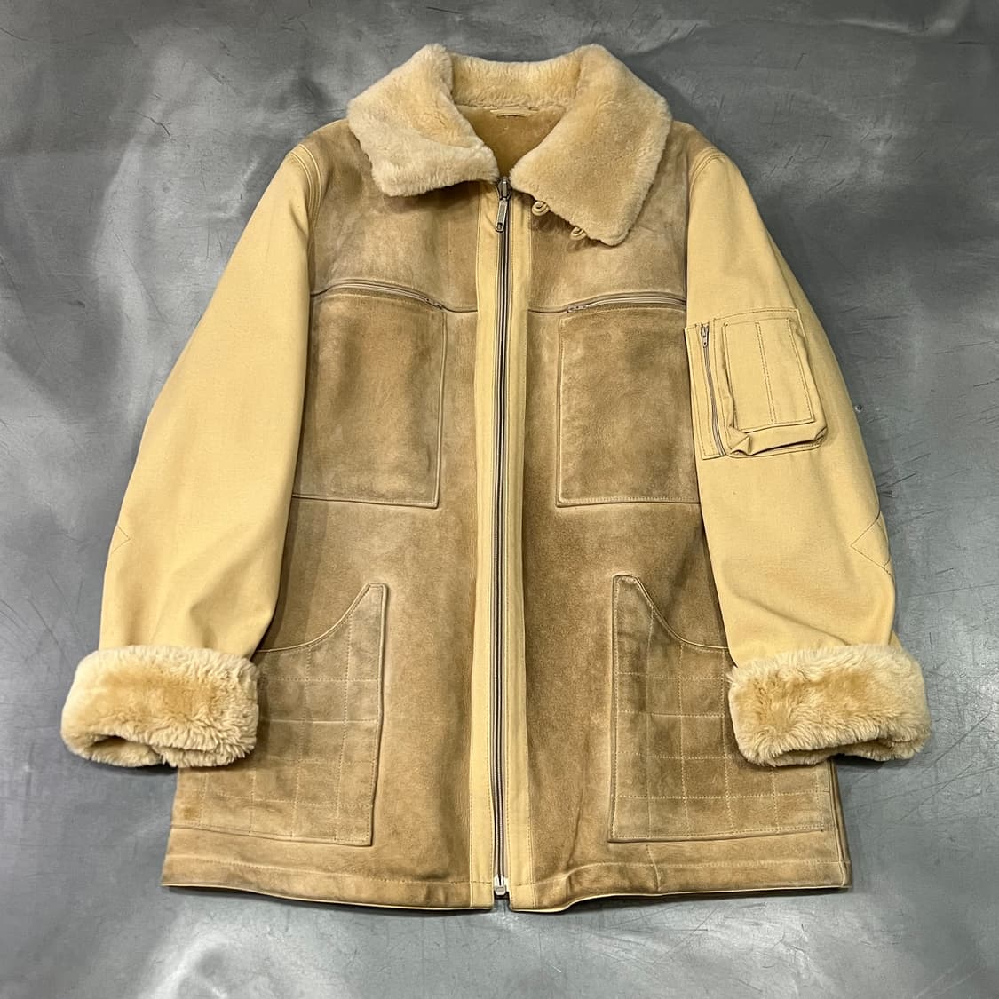  Zilli 코듀로이 무스탕 자켓 y15117 상품이미지1