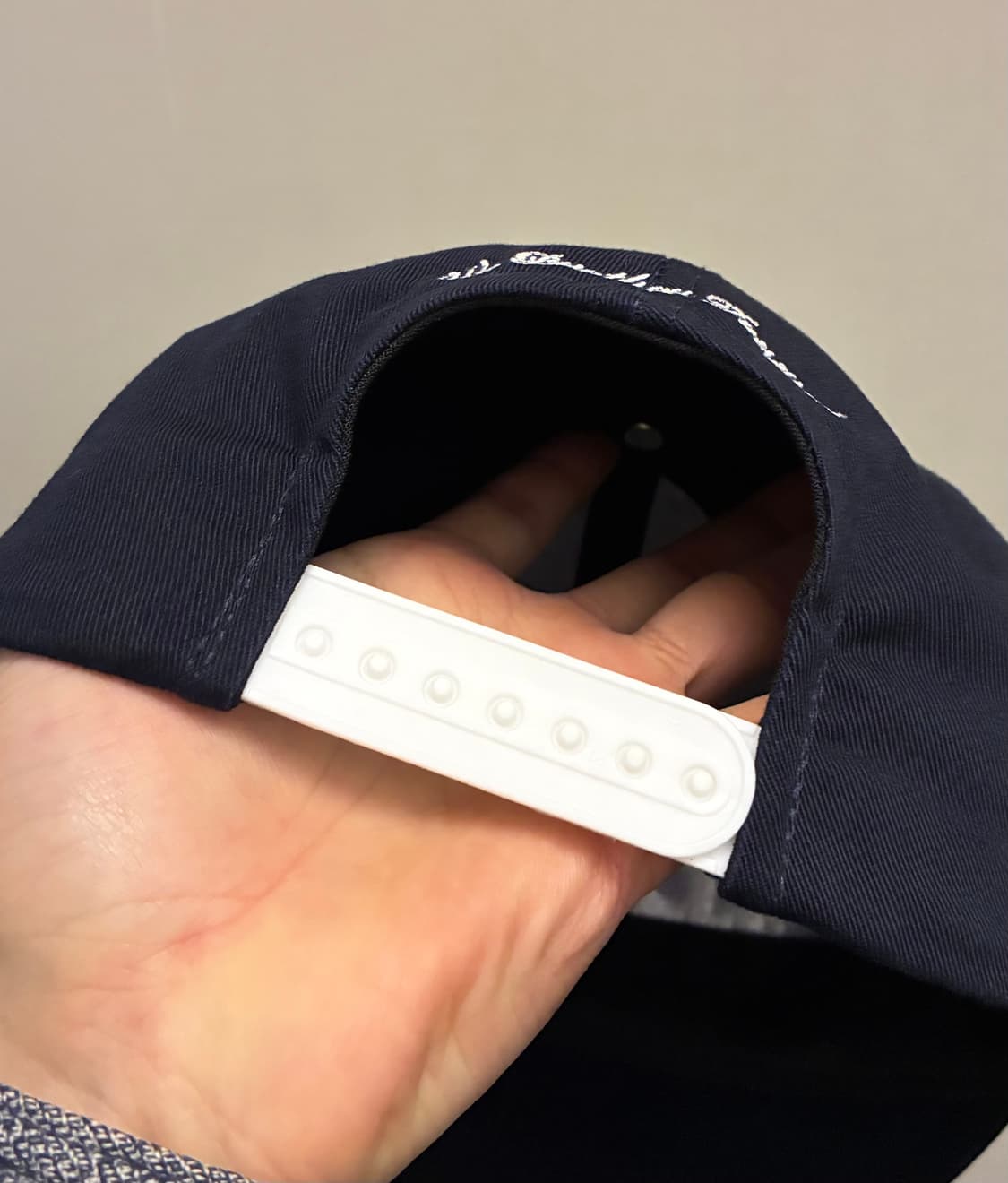 (F)라브로스 LT LB 자수 6패널 볼캡 모자 네이비 상품이미지6