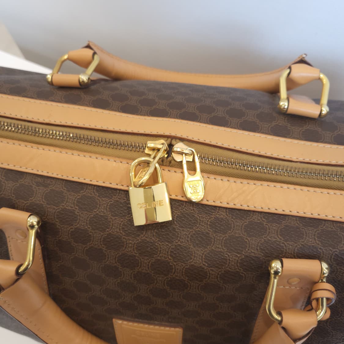 정품 셀린느 마카담 보스턴백 여행가방 상품이미지4
