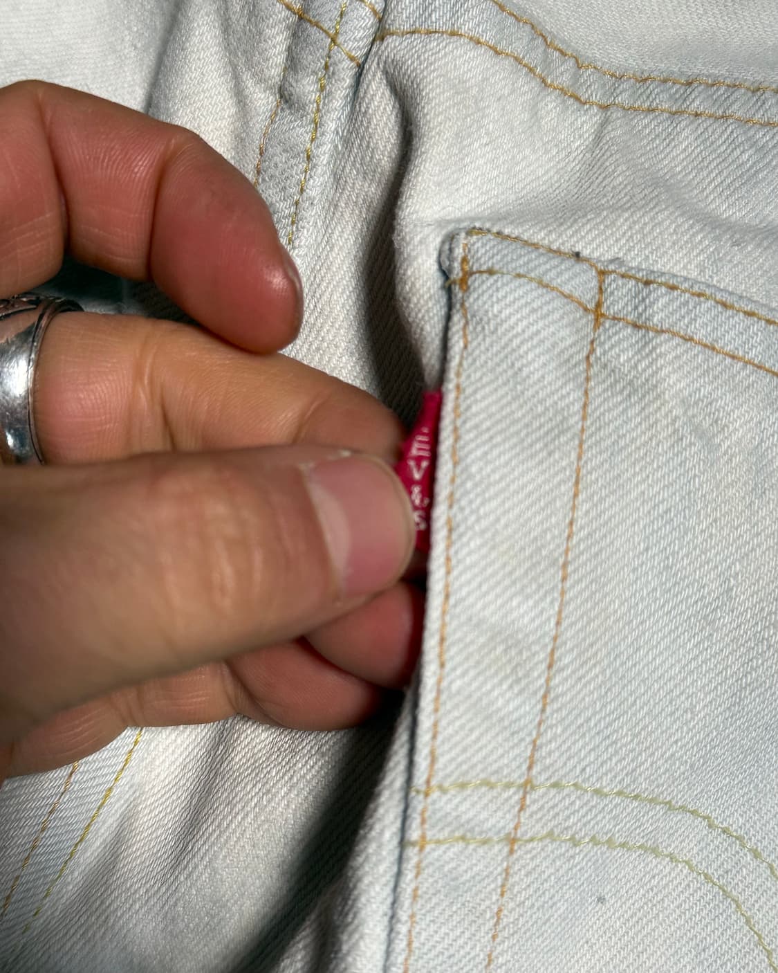 LVC 1947 501-0132 슬림 스트레이트핏 데님 팬츠 30 상품이미지9