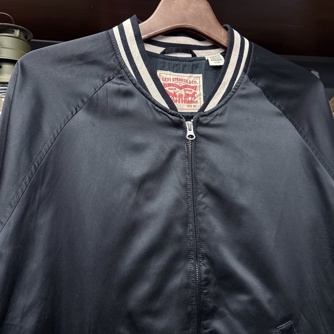 리바이스 빈티지핏 캐주얼 사틴 바시티 자켓 N783 상품이미지3