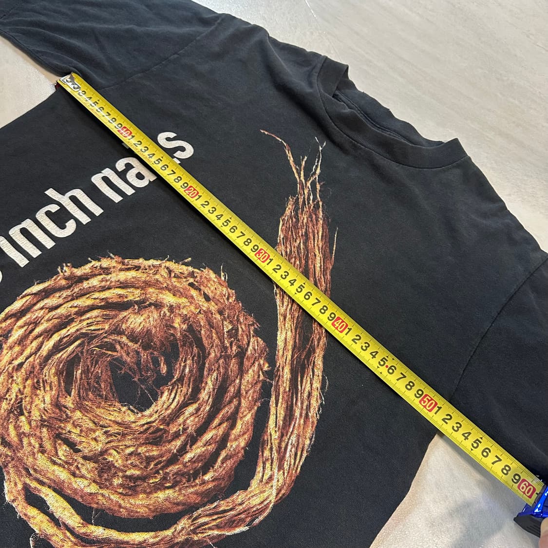 [L] 90s Nine inch nails 빈티지 밴드티 상품이미지3