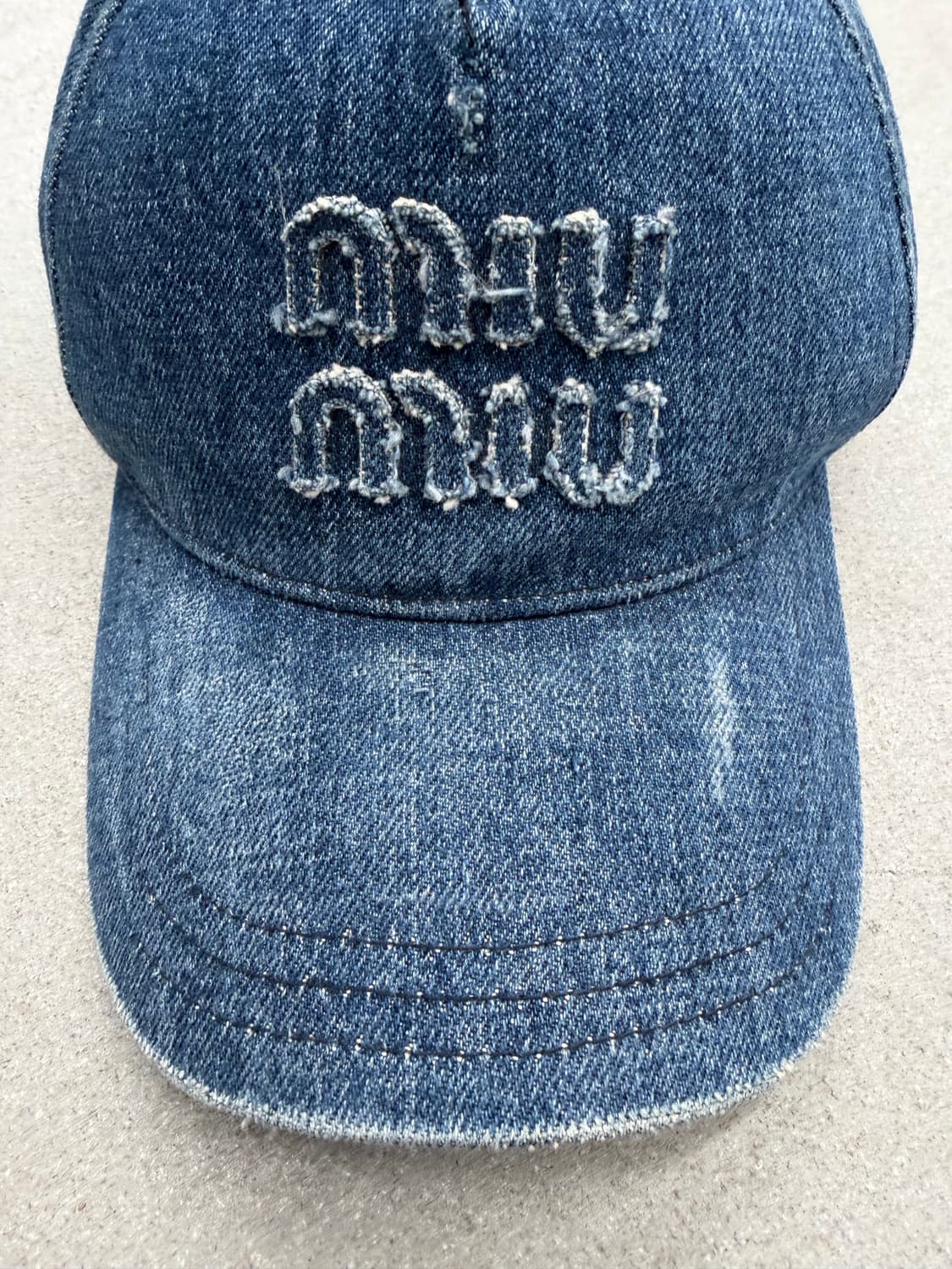 miu miu 미우미우 데님 볼캡 M 상품이미지2