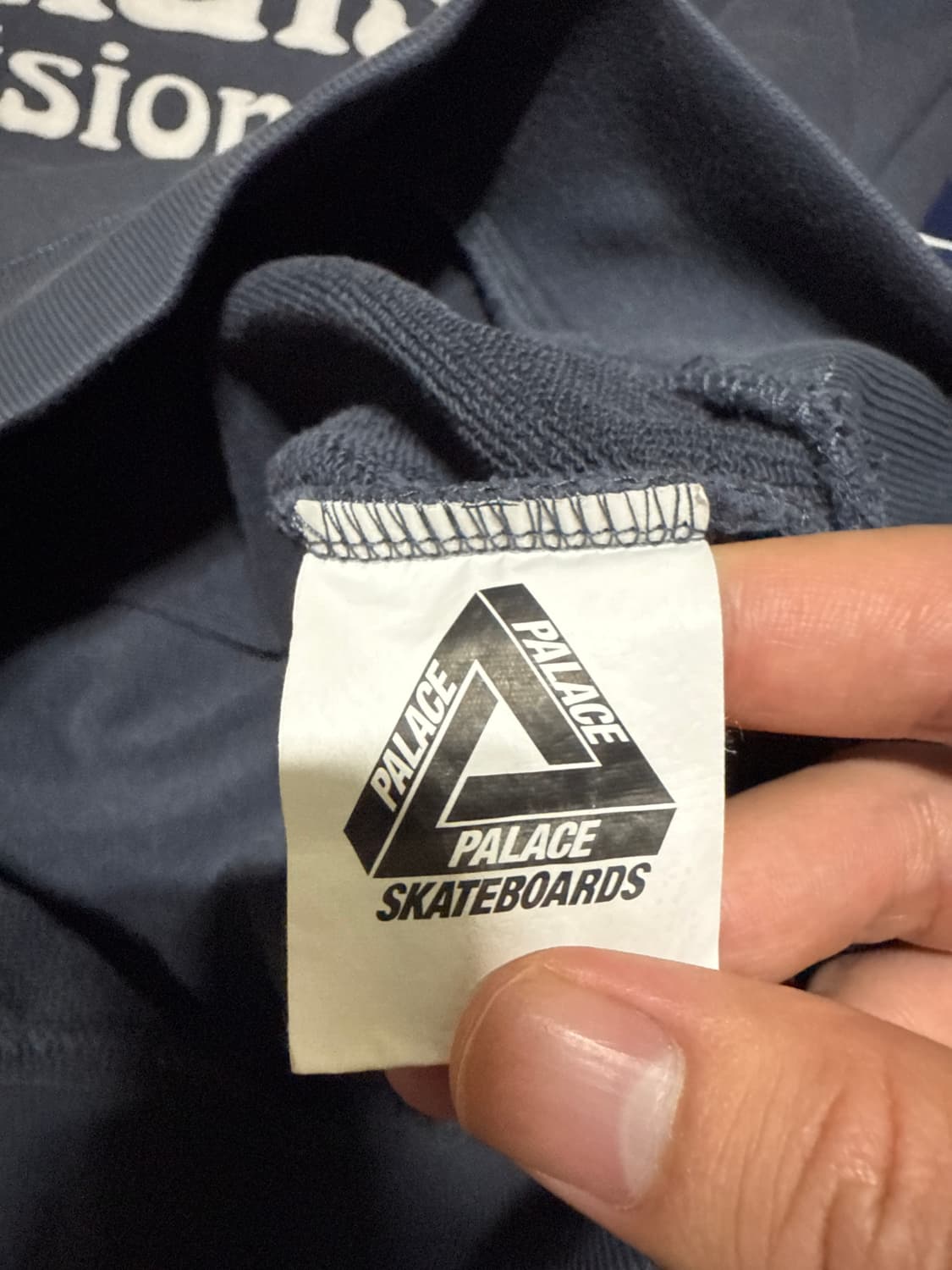 팔라스 플래그 스트라이프 크루넥 네이비 XL 22SS 상품이미지6