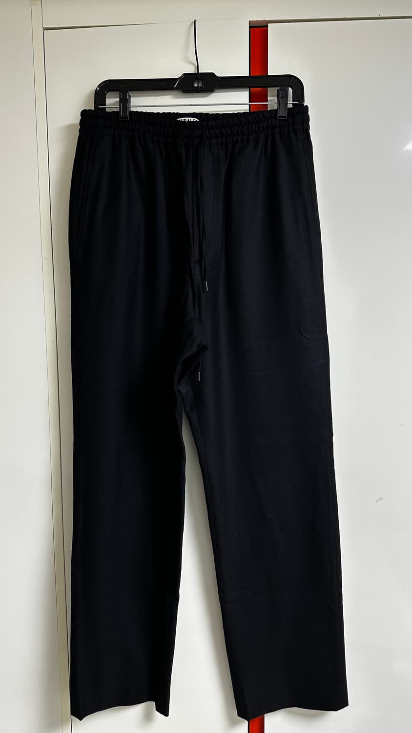 오라리 23FW 슈퍼 라이트 울 이지 슬랙스 블랙 상품이미지2