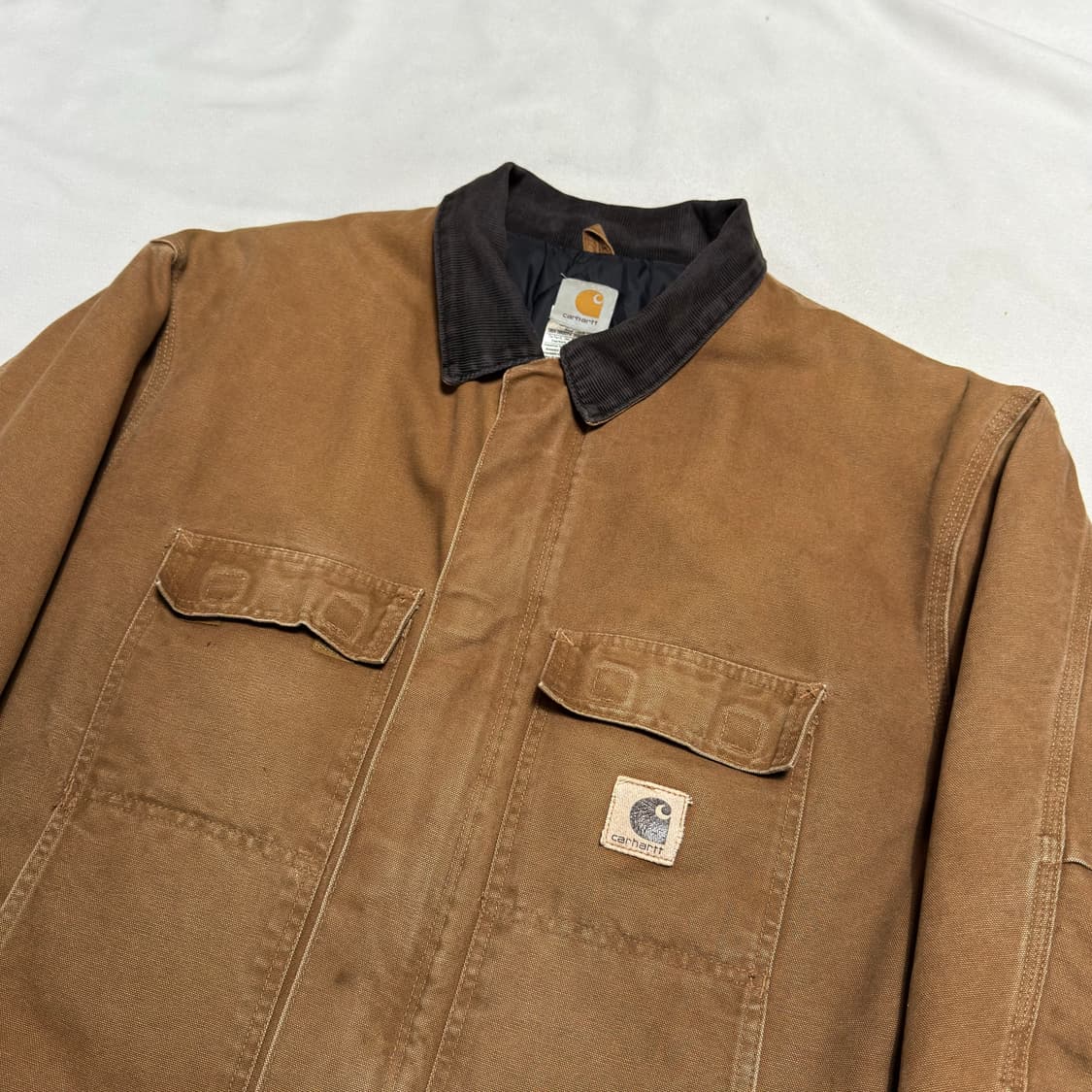 2XL 칼하트 코듀로이 카라 덕 캔버스 워크자켓 상품이미지1