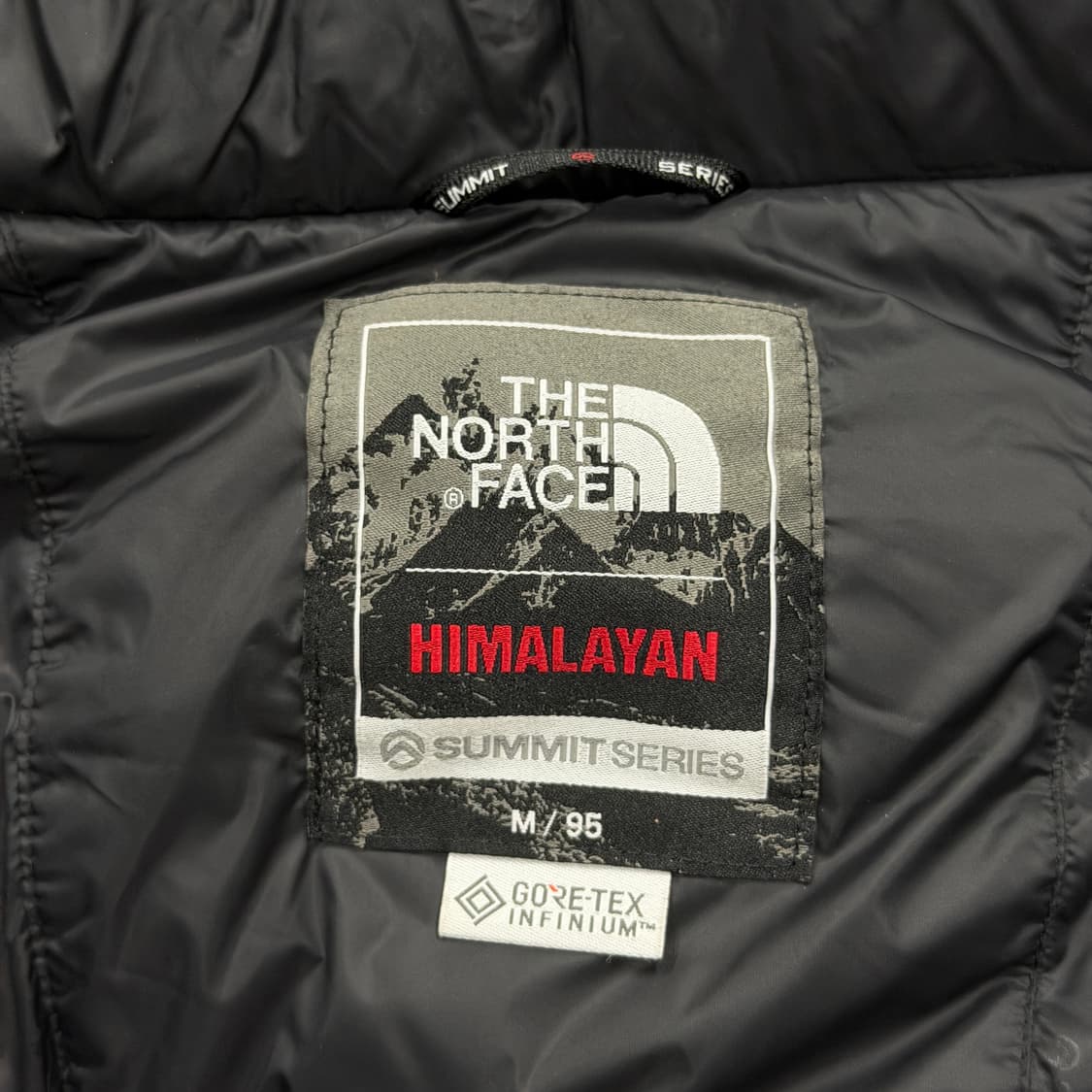 노스페이스 고어텍스 히말라야 파카 구스다운 써밋시리즈 패딩 자켓 블랙 M 상품이미지8