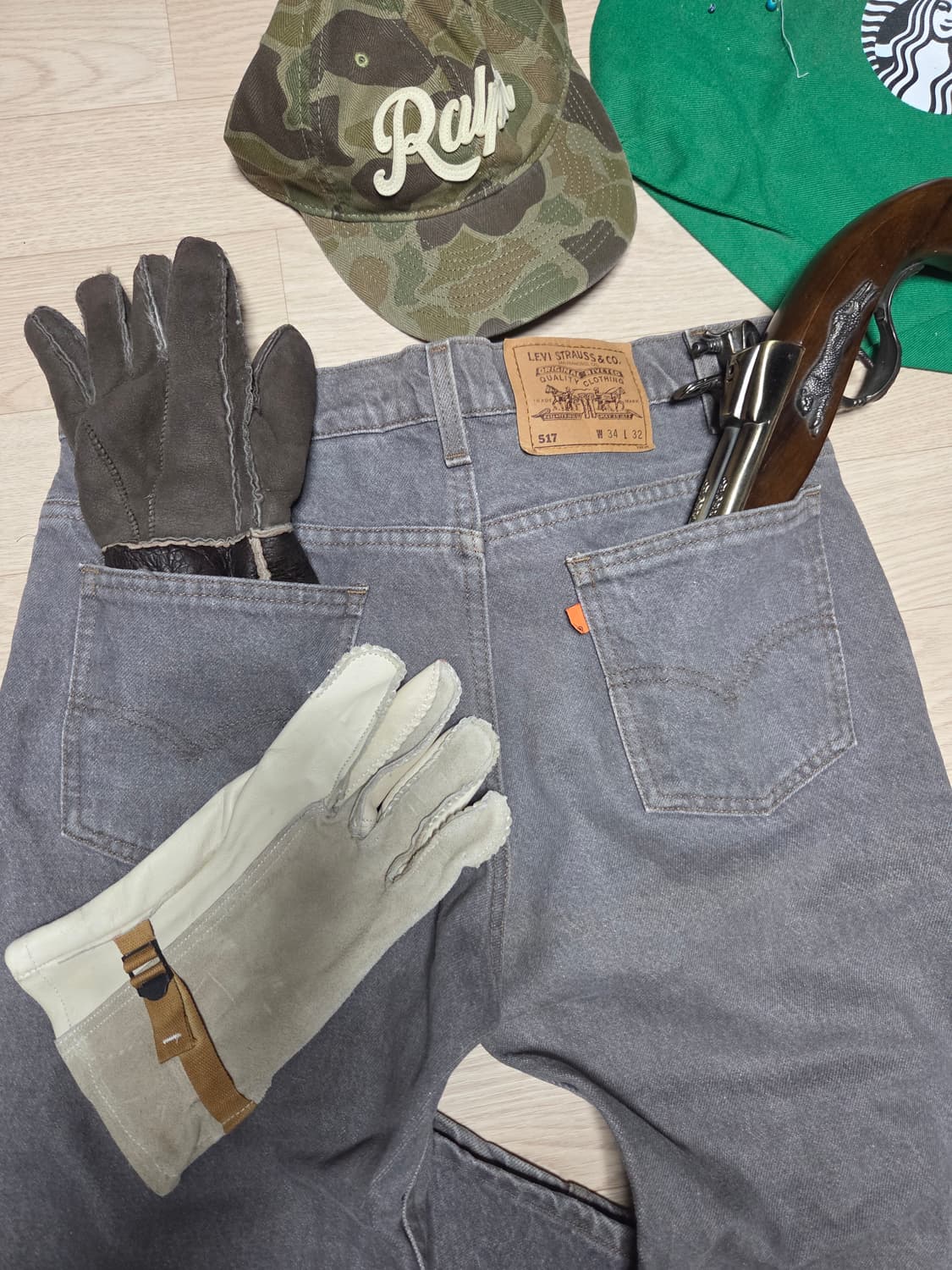 90s LEVIS 517 그레이  95년 517 리바이스 상품이미지1