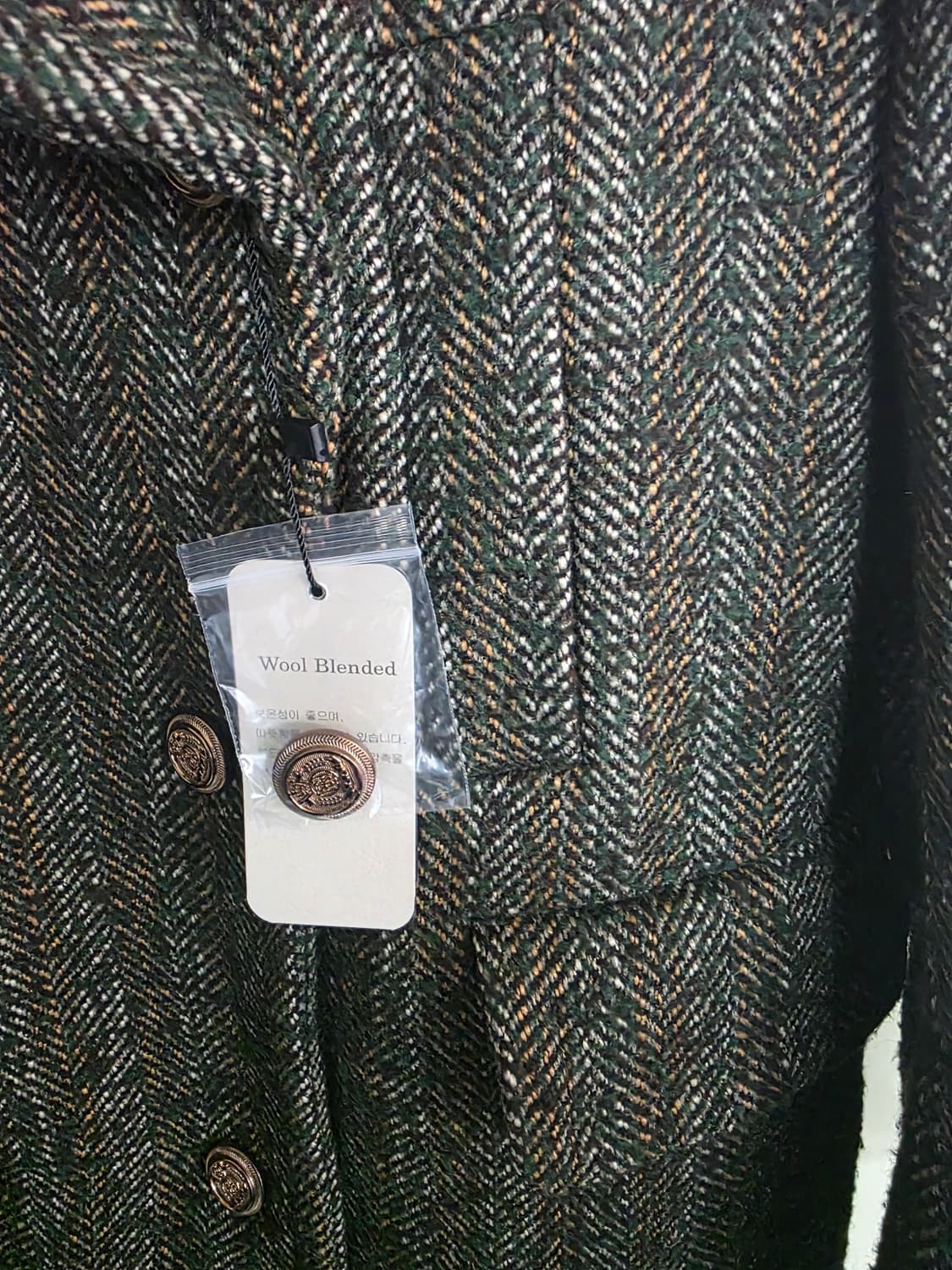 PAUL & JOE 헤링본 코트 105 새상품 상품이미지4