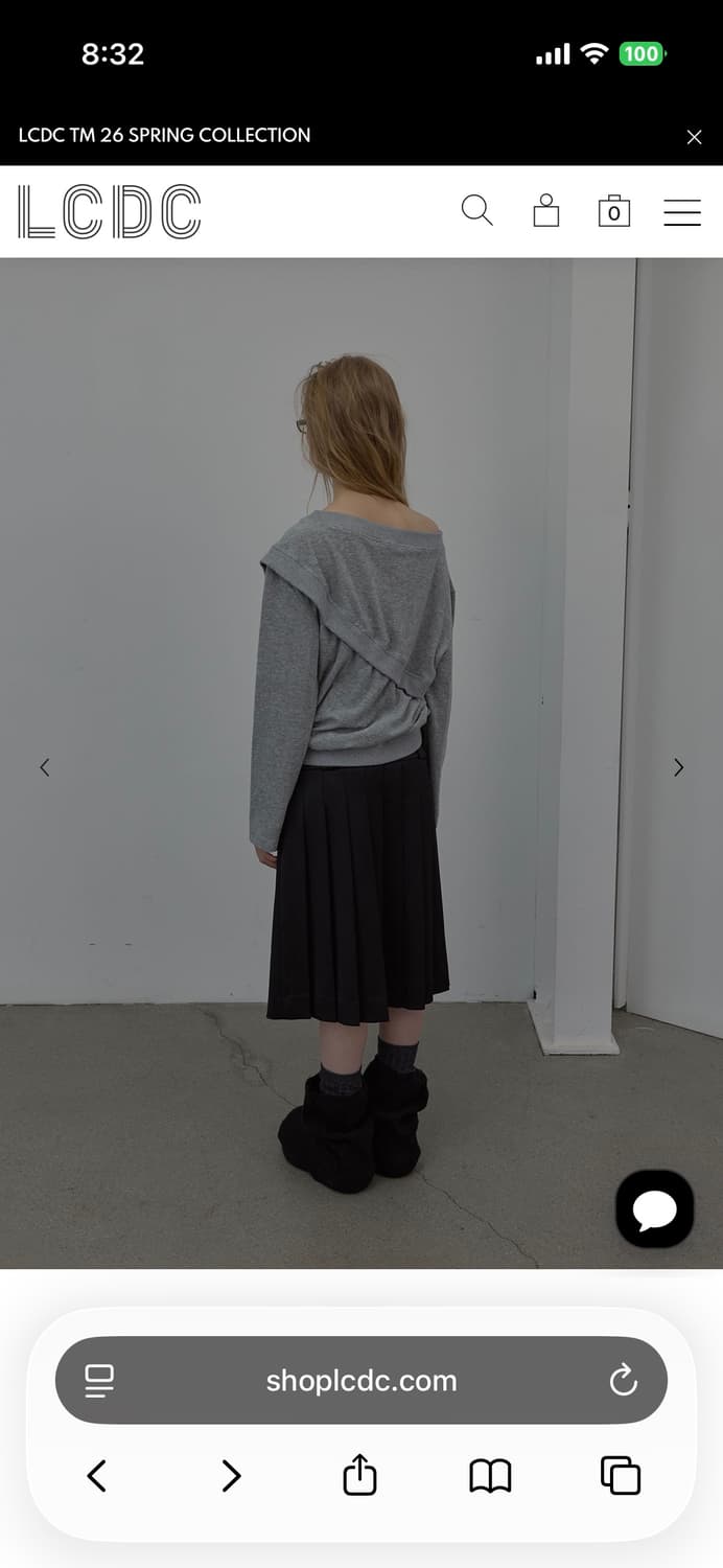 Lcdc LAYERED DETAIL JERSEY TOP  상품이미지2