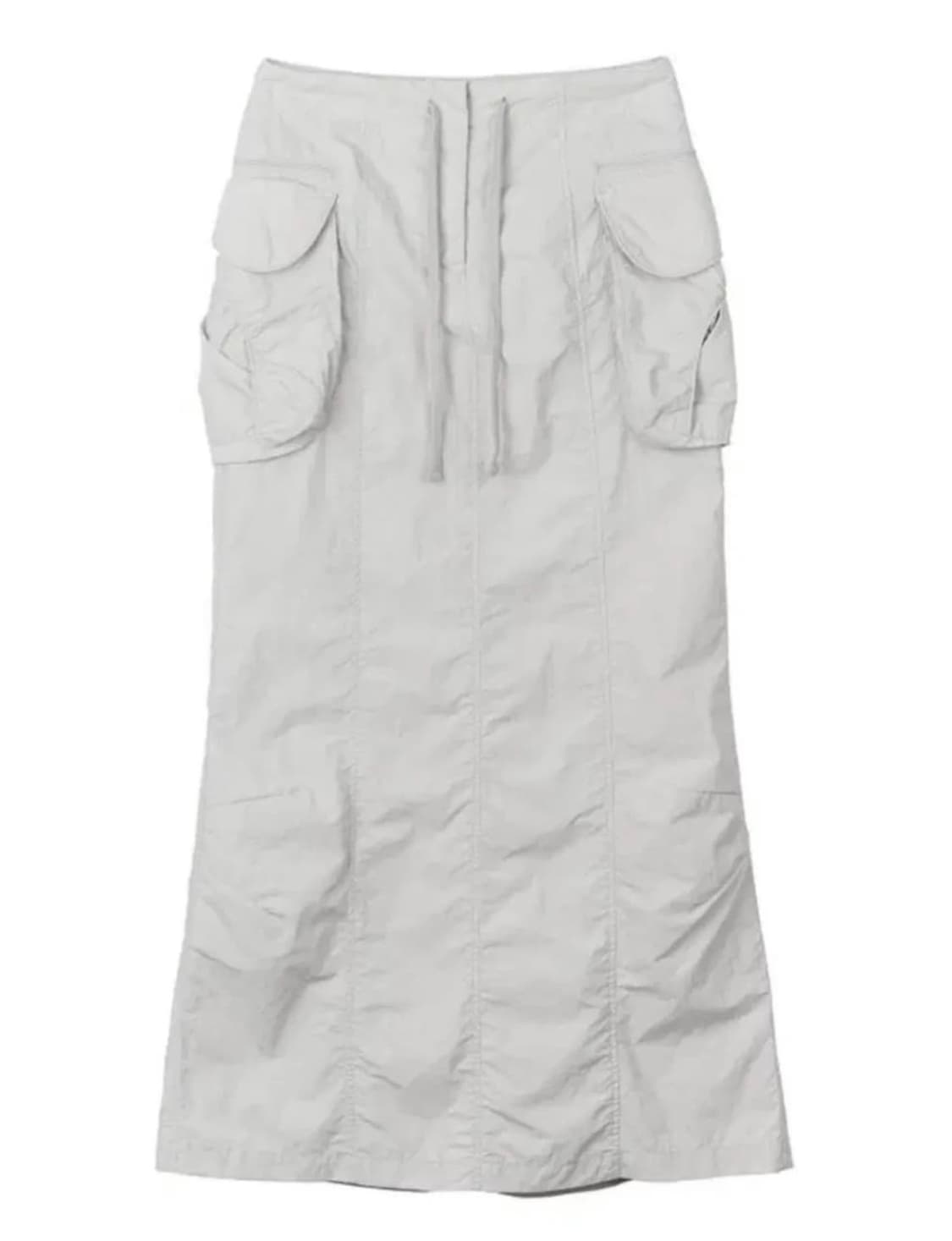 구해요구해요) 스컬프터 파라슈트 카고 맥시 스커트 그레이 xs,s,m사 상품이미지1