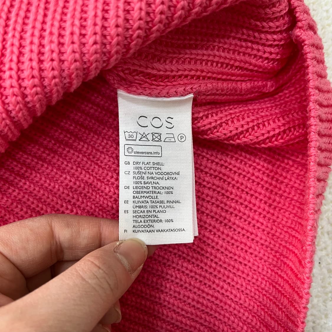 XS 코스 여성 크로스 니트 0311M 상품이미지3