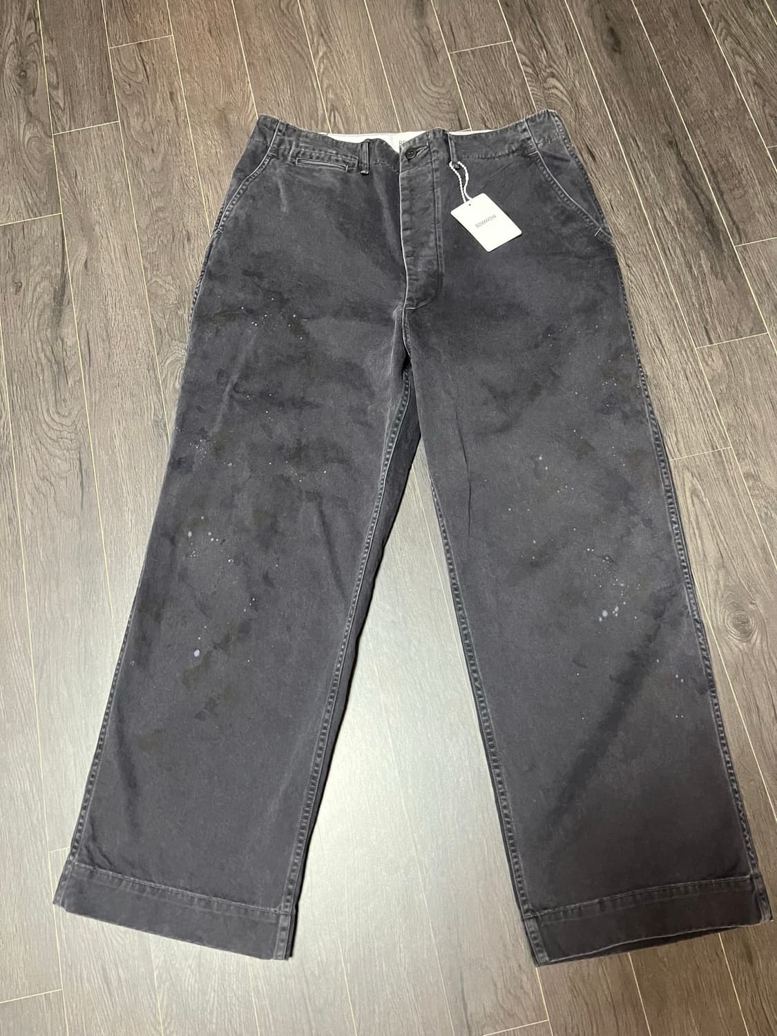BOWWOW BLACK WORK TROUSERS AGED XL 상품이미지1