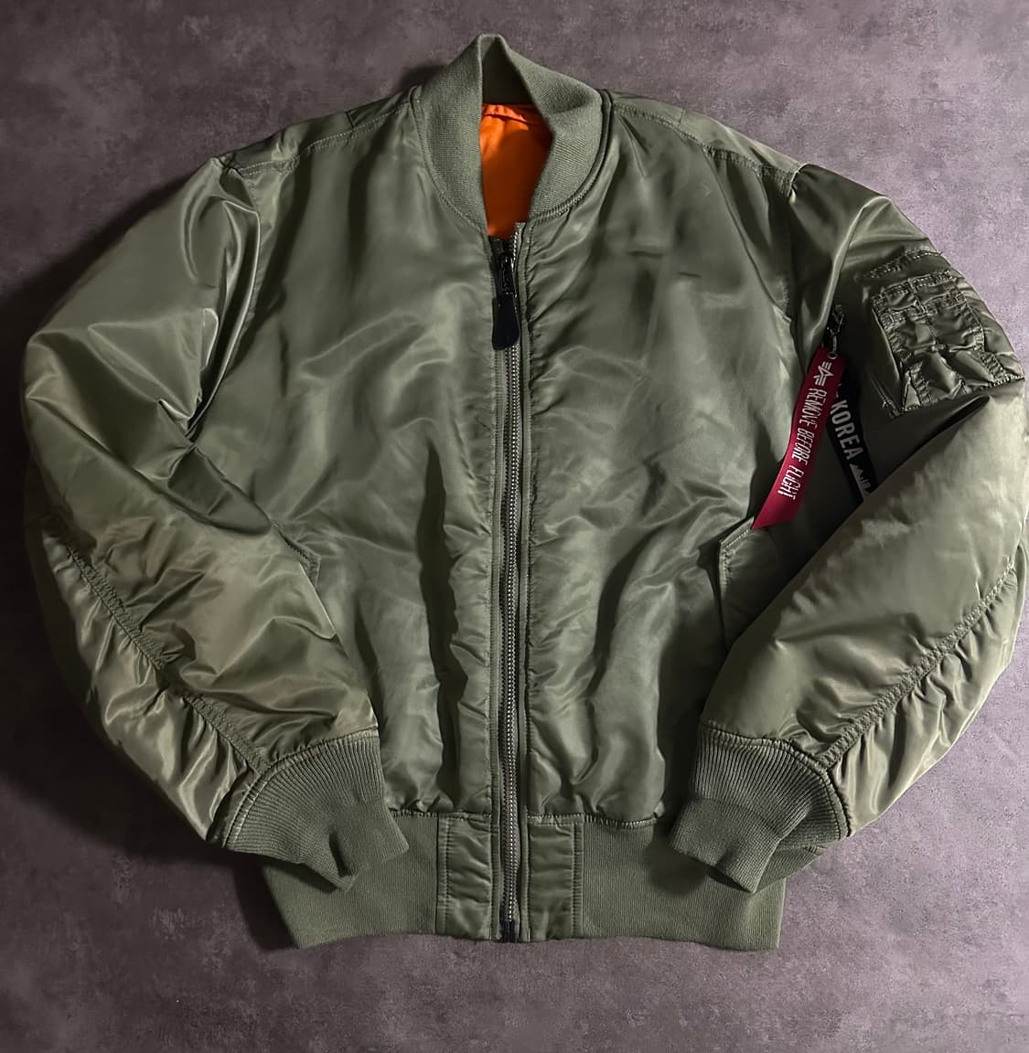 알파 인더스트리 MA-1 플라이트 자켓 L~XL 상품이미지1