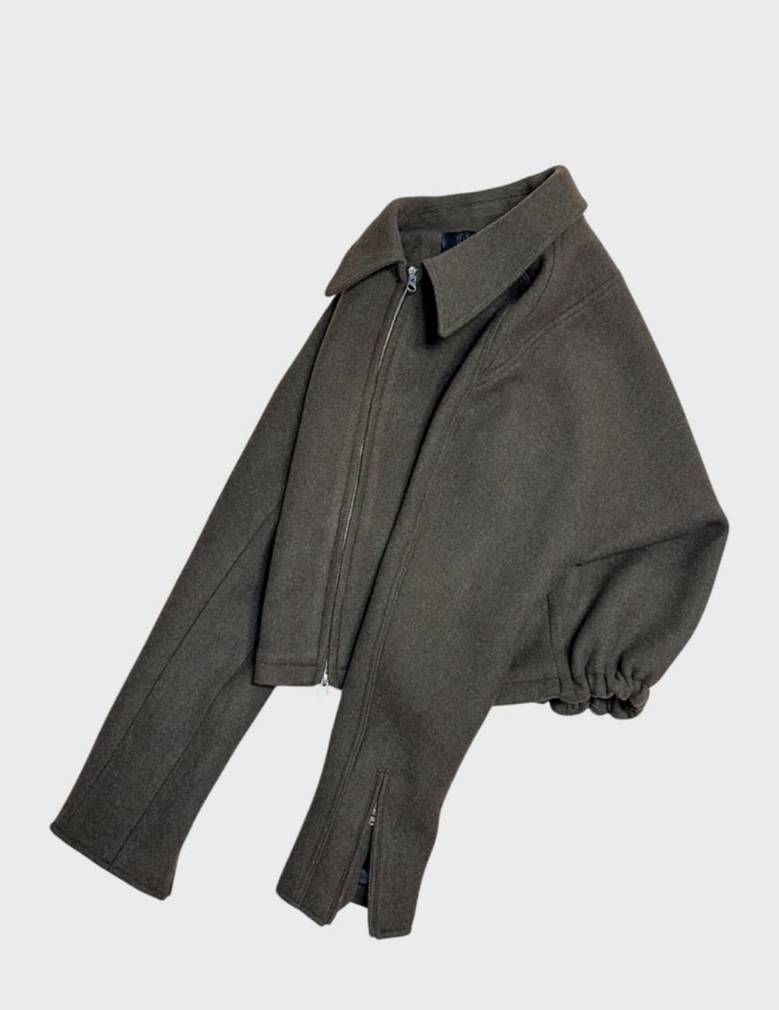 (1)논노드 크롭 울자켓 상품이미지1