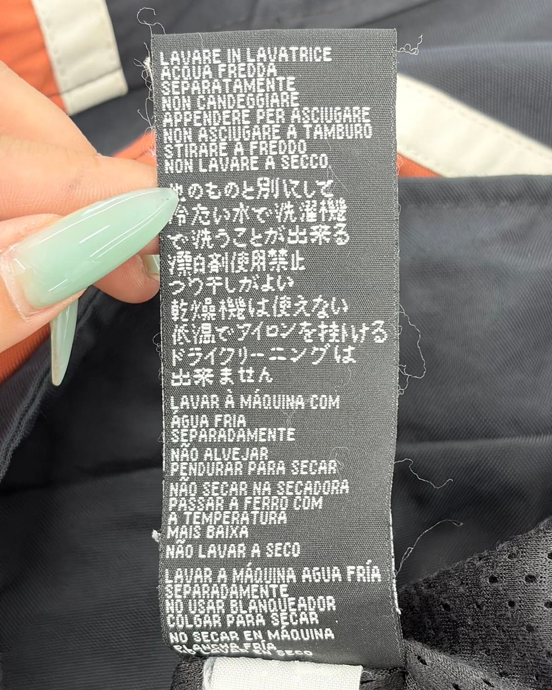 할리 데이비슨 블랙 레이싱 나일론 자켓  상품이미지9