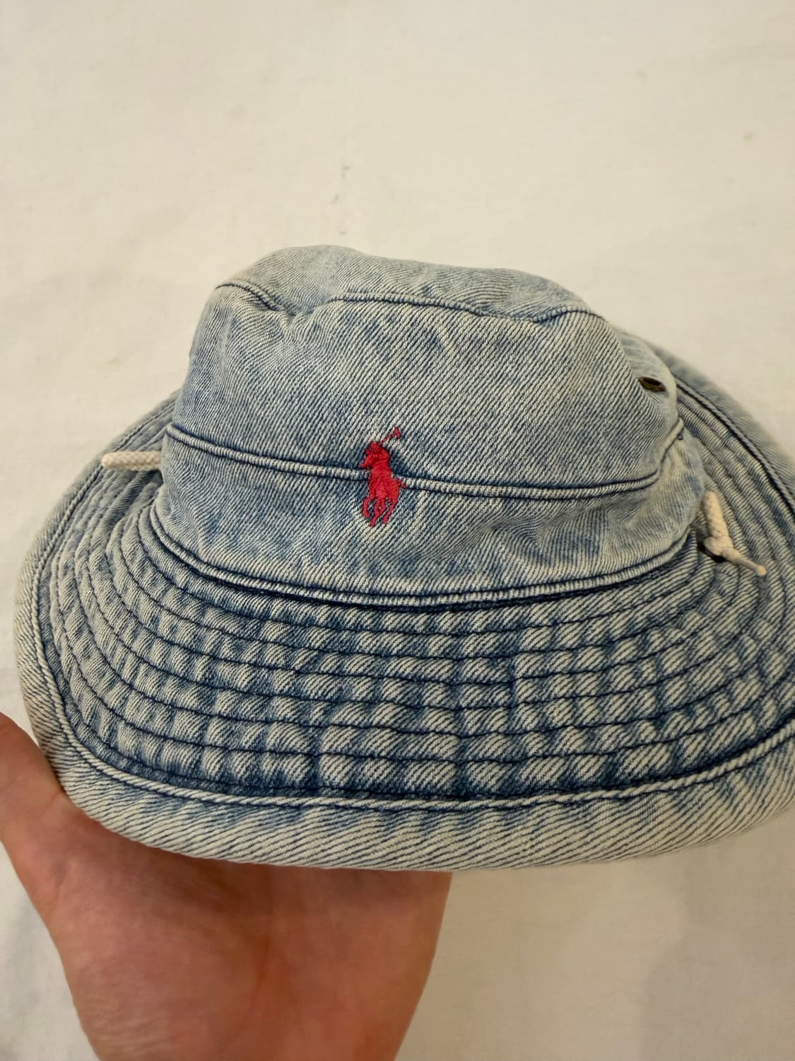 90s 폴로 랄프로렌 데님 버킷햇 벙거지 상품이미지2