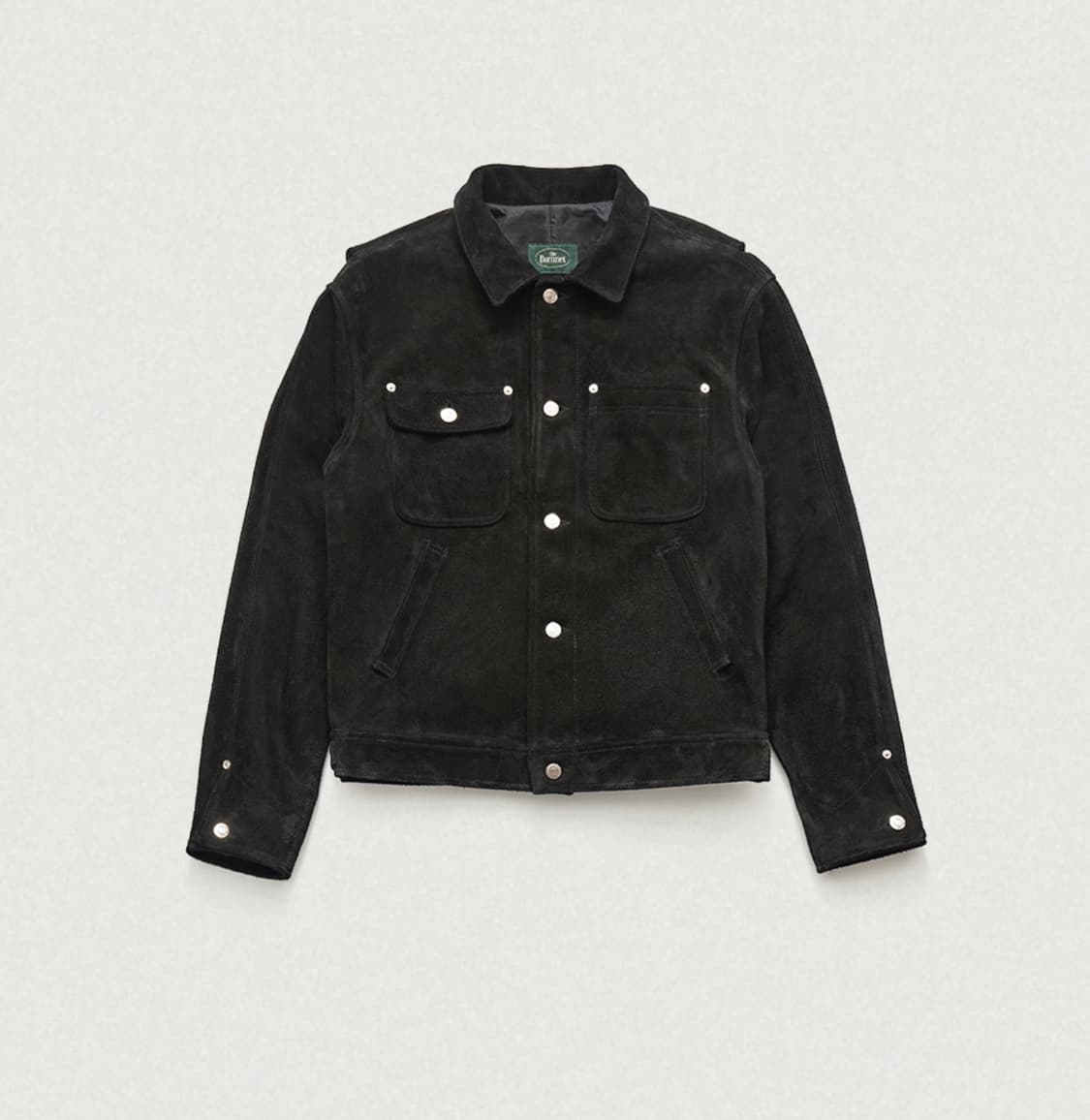 더바넷 카프 스웨이드 블랙 자켓 상품이미지5