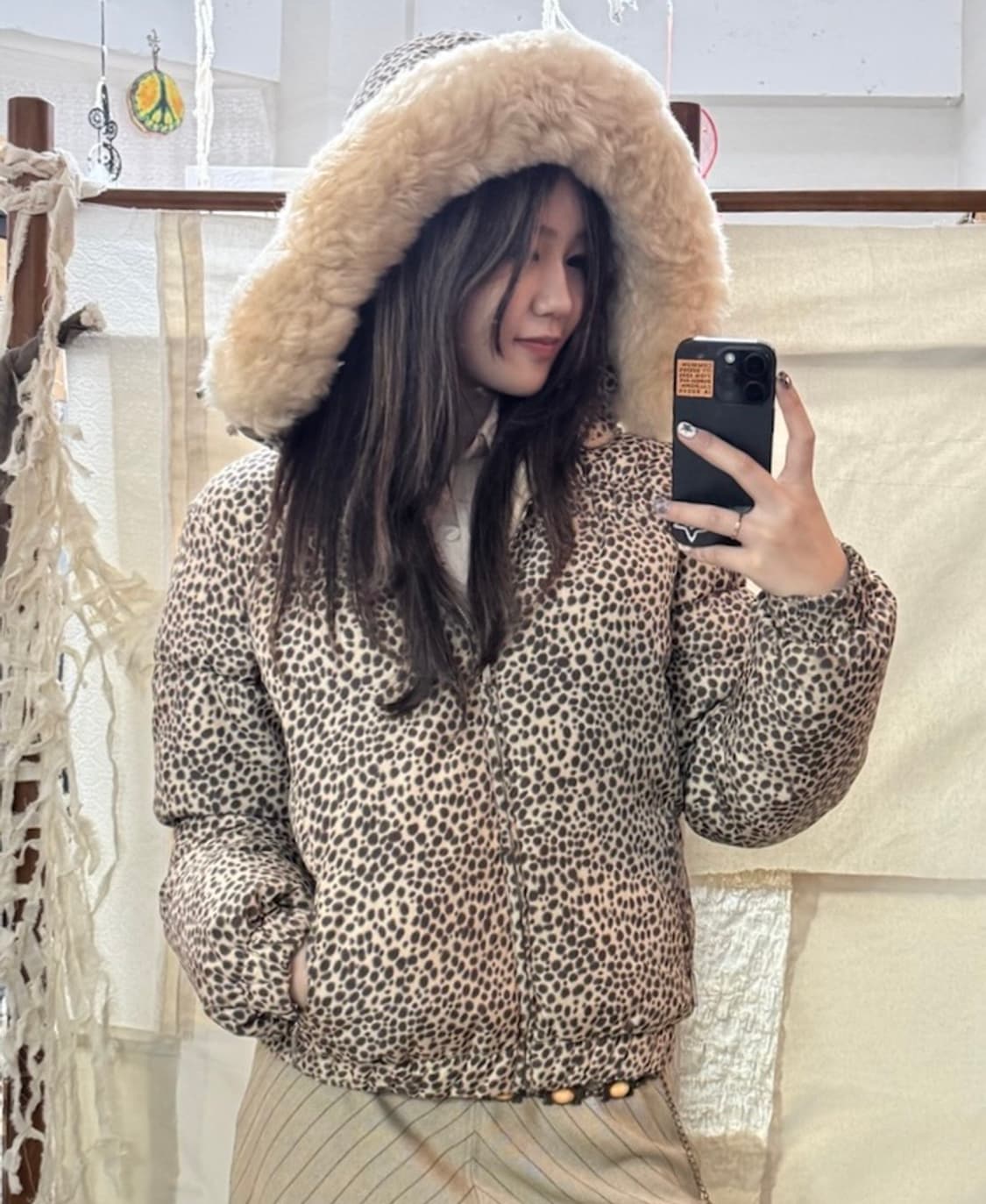 moschino jeans 레오파드 패딩 상품이미지8