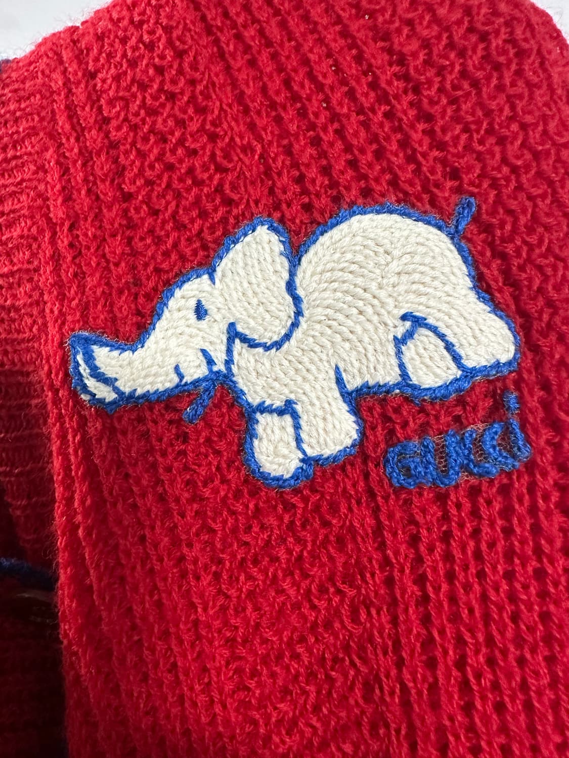 구찌 엘레펀트 울 가디건 상품이미지3