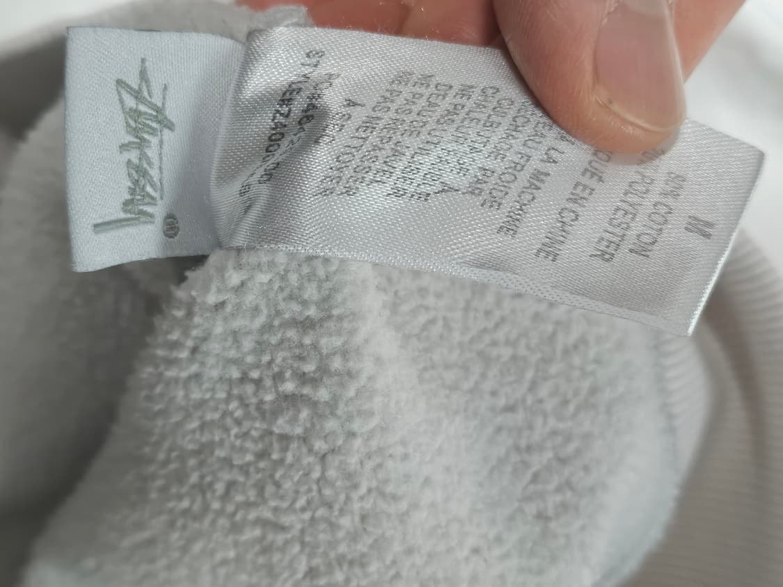 스투시 빅로고 스웻셔츠 맨투맨 화이트 상품이미지4