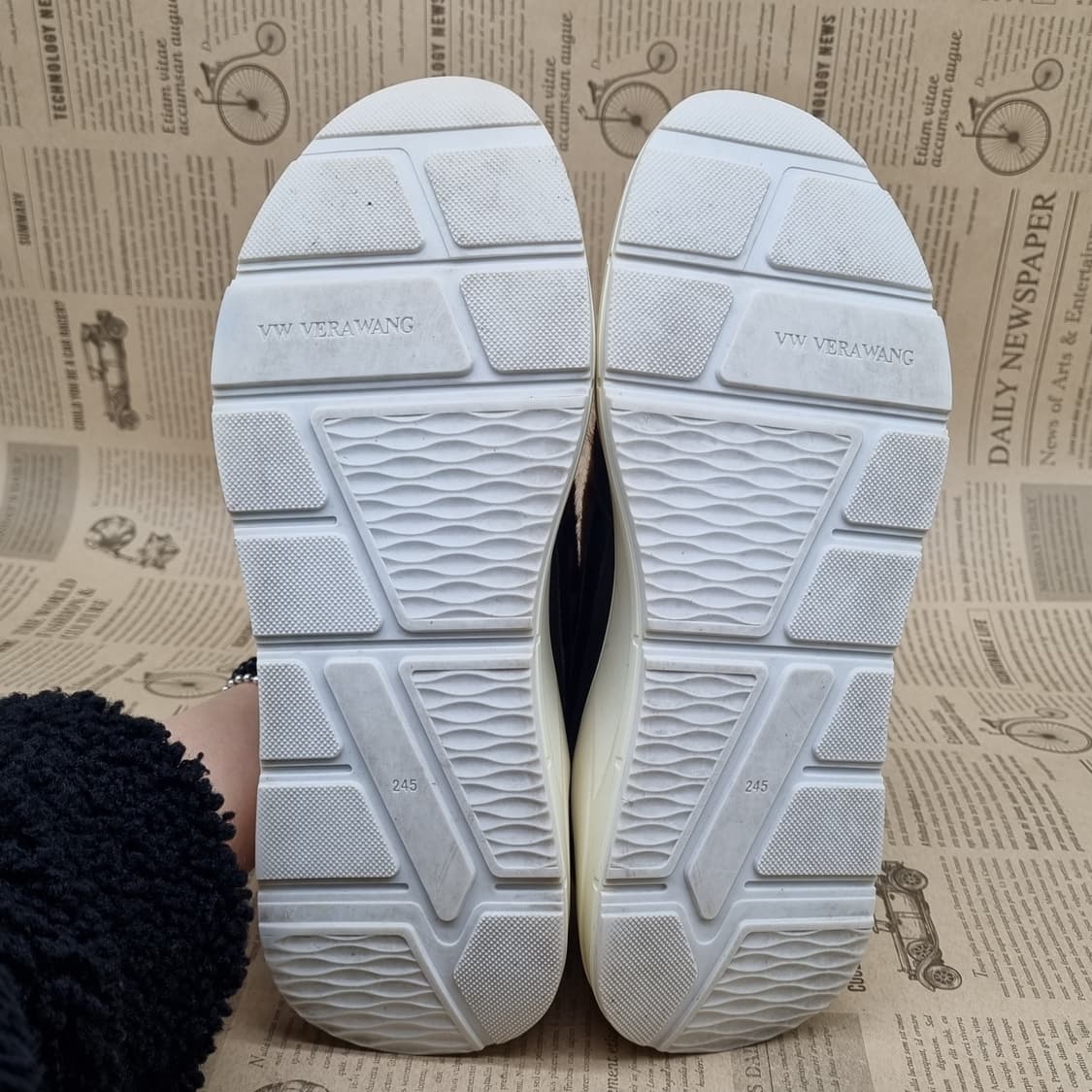 베라왕 송치 레오파드 패턴 운동화245 굽4 상품이미지3