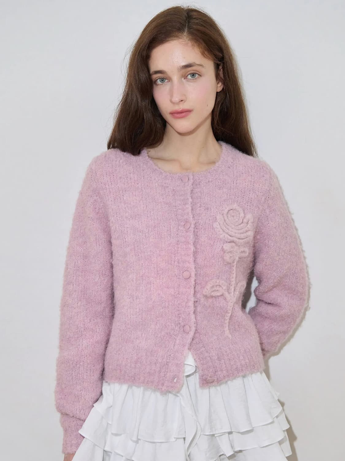 시눈 로즈 플라워 가디건 sinoon rose flower 판매해요 상품이미지1