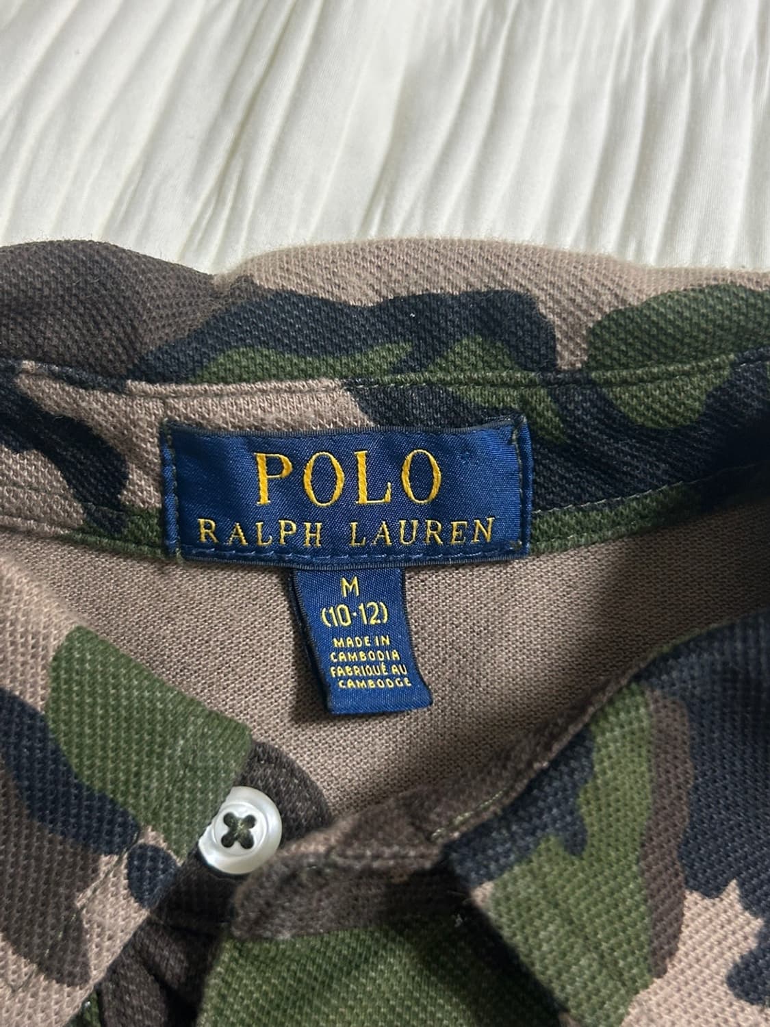 POLO ralph lauren 페인팅 카모 pk 티셔츠 상품이미지3