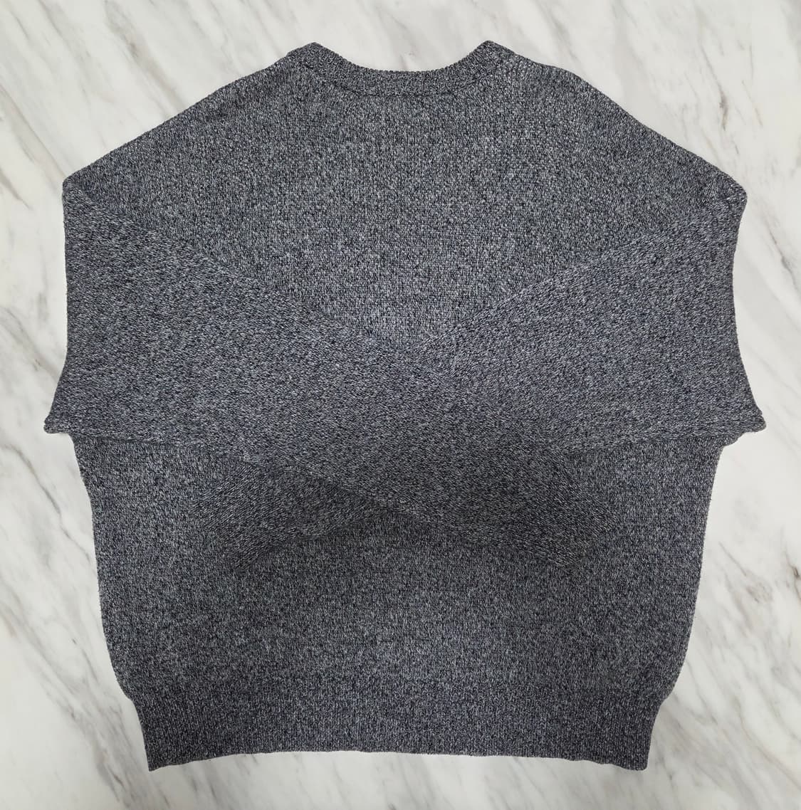 피오갓에센셜 멜란지 그레이 니트 상품이미지2