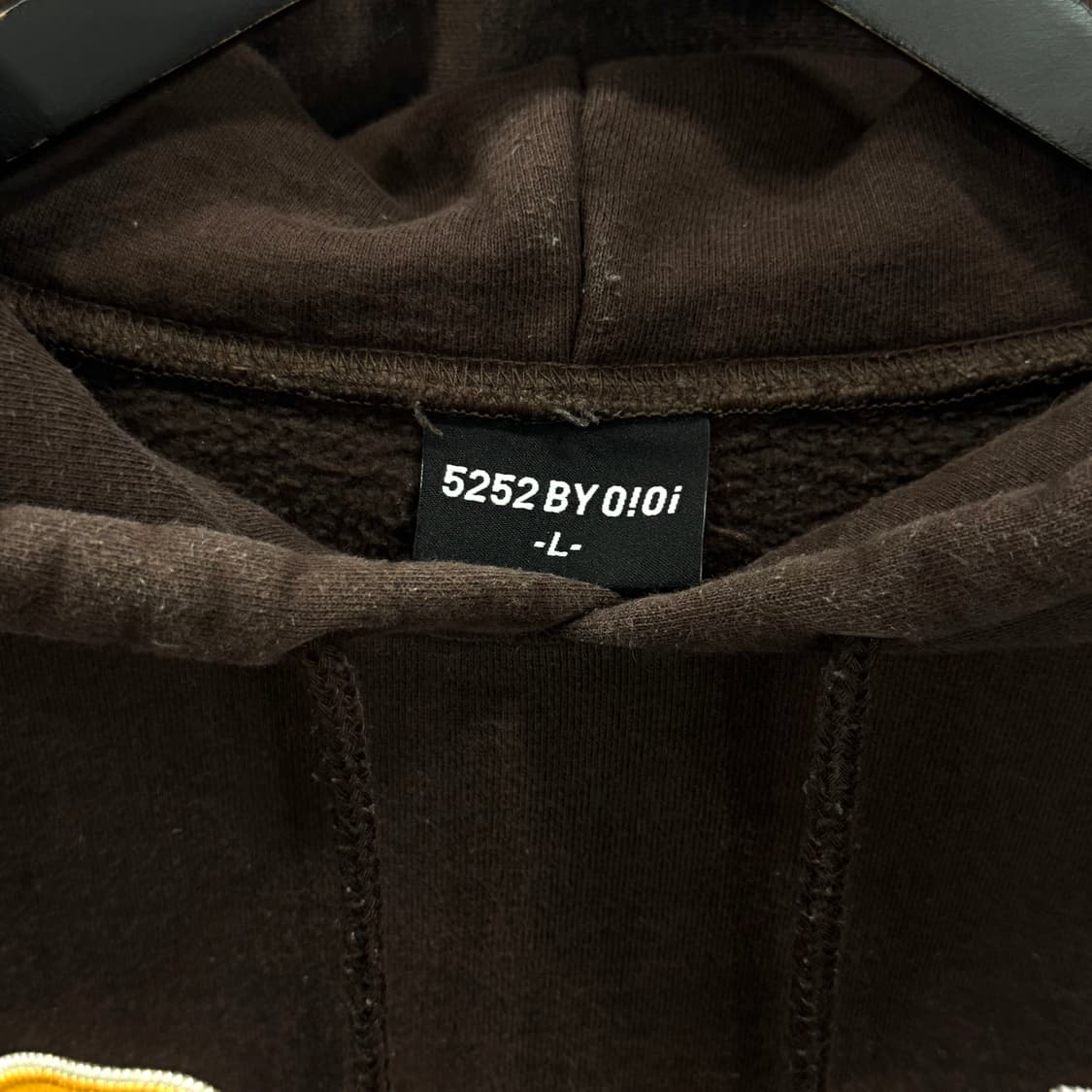 OiOi 브라운 오리지날 후드티 L 상품이미지4