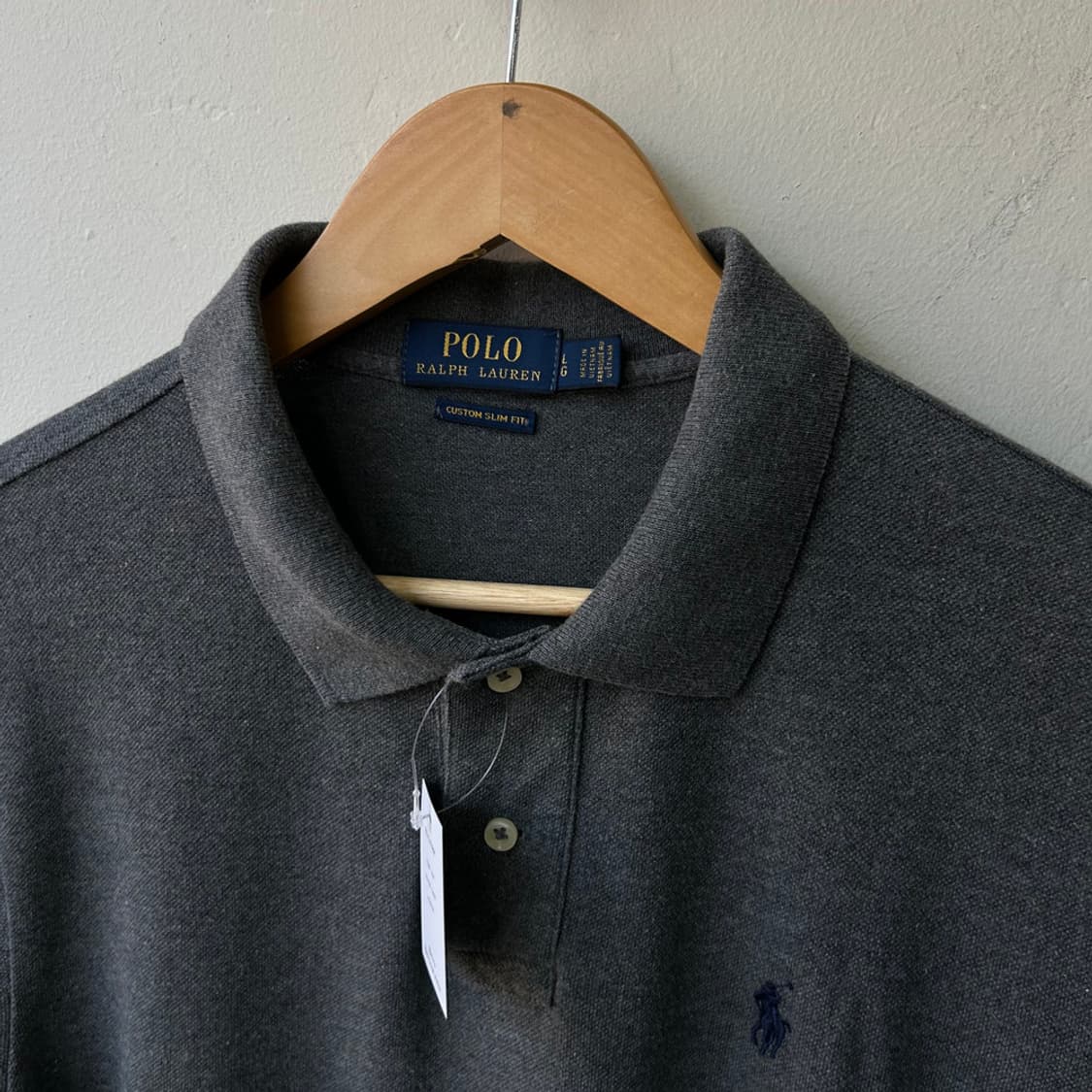 16550 - 폴로 랄프로렌 차콜 반팔 카라티 상품이미지3