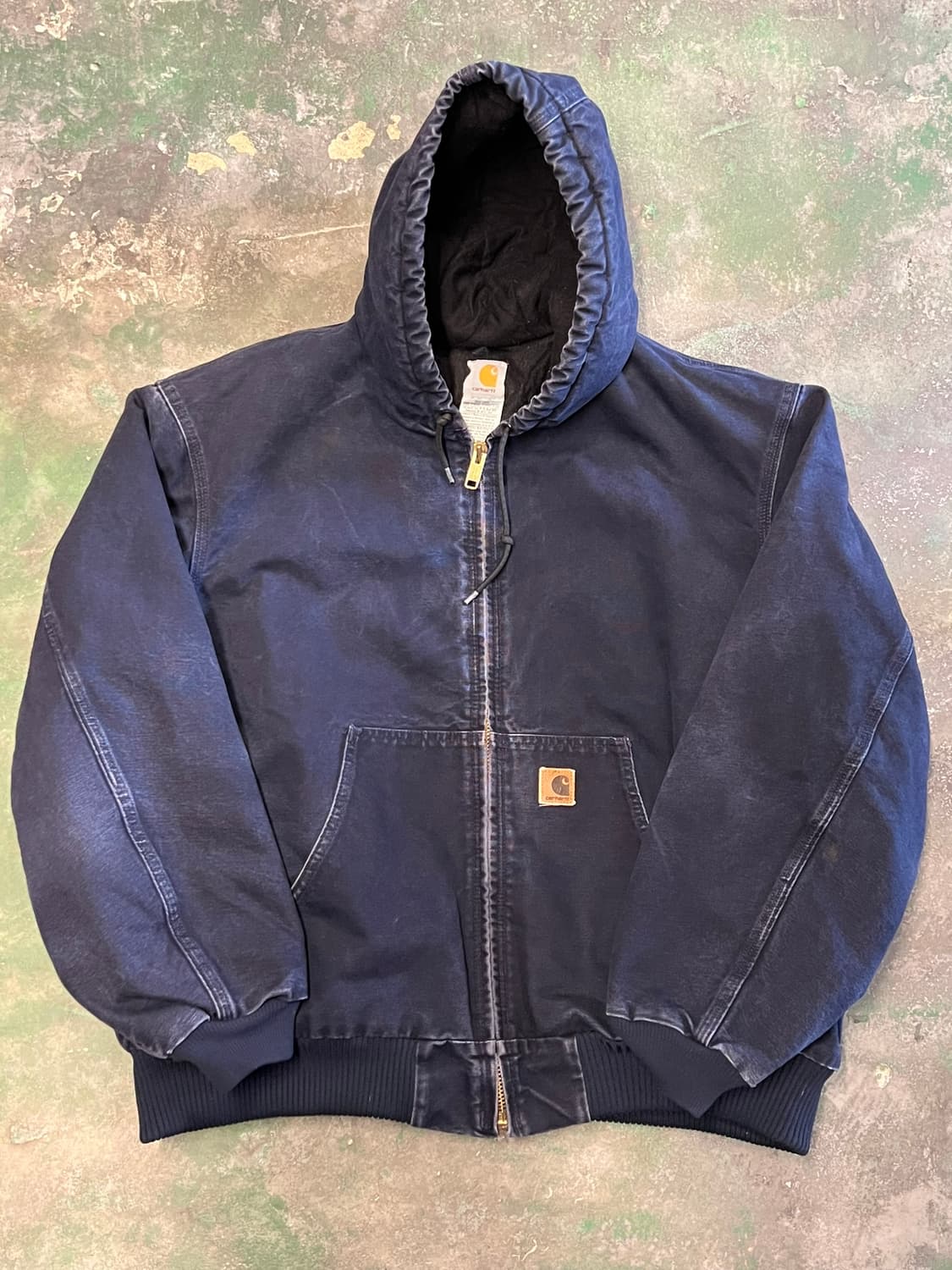 [2XL] 빈티지 칼하트 액티브 자켓 J130 후드 덕 워크자켓 상품이미지1