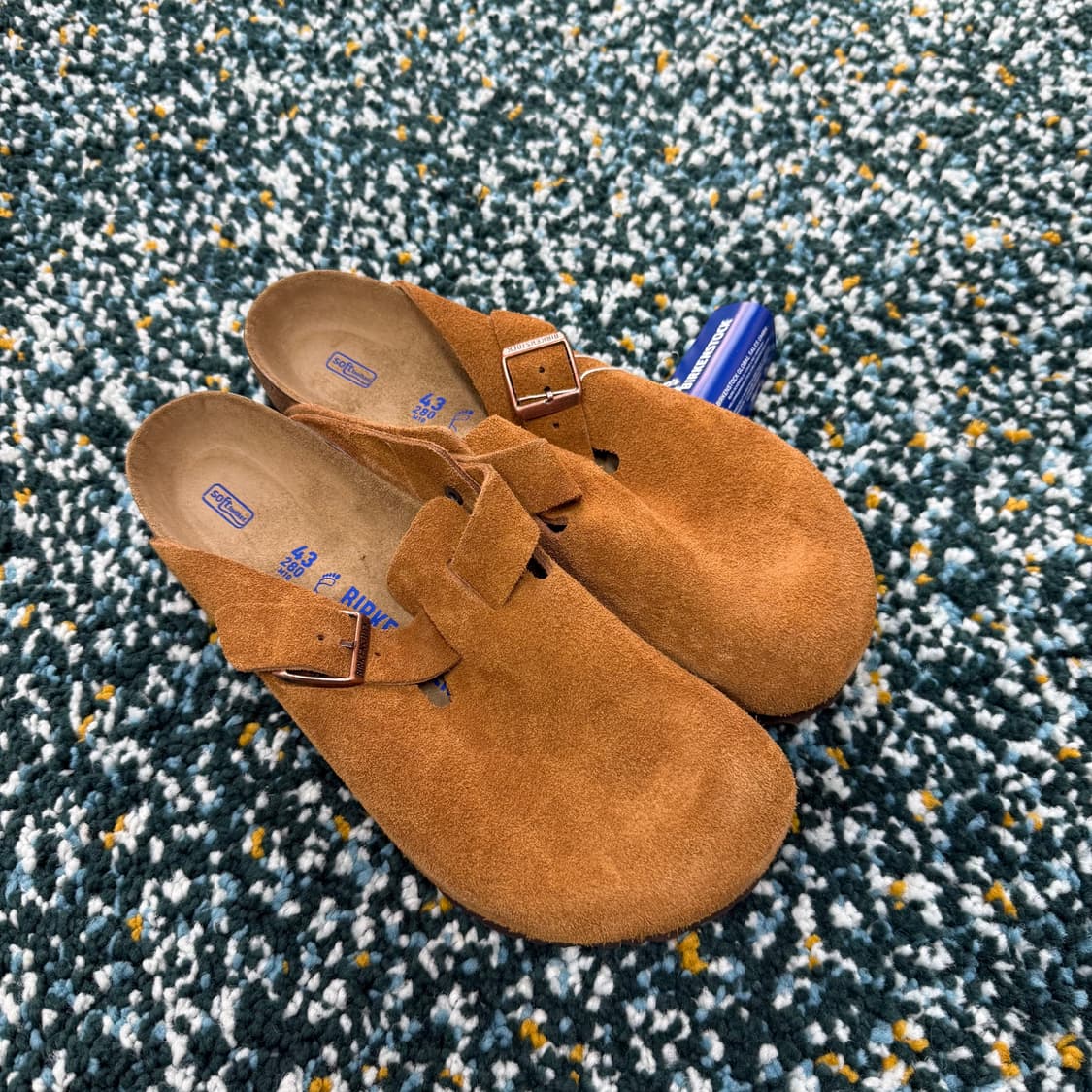 버켄 스탁 보스턴 뮬 슬리퍼 밍크 레귤러 상품이미지3