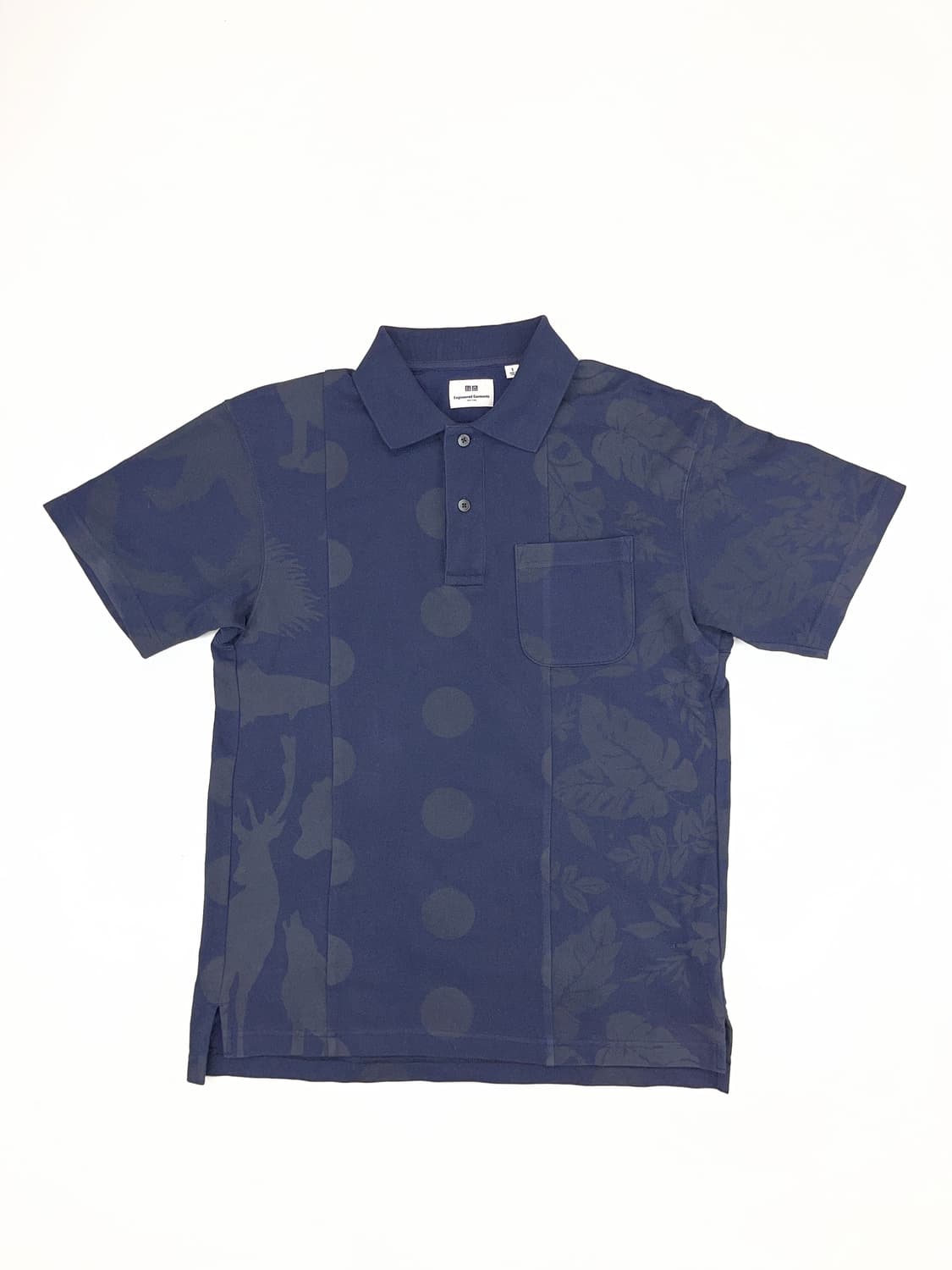 ( 엔지니어드 가먼츠 X 유니클로 ) EG 피케 프린트 폴로 셔츠 상품이미지1
