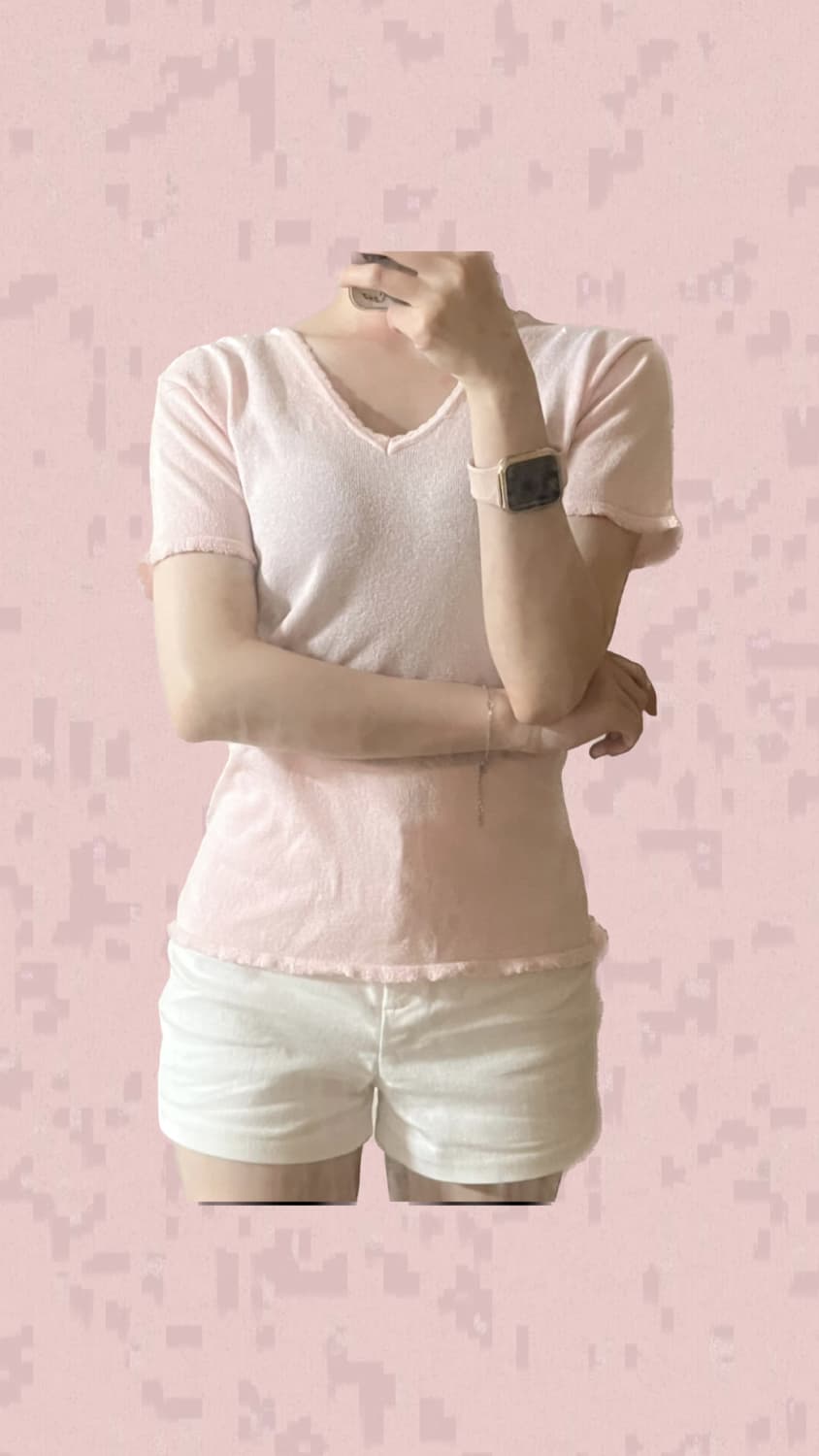 연핑크색감티 상품이미지1