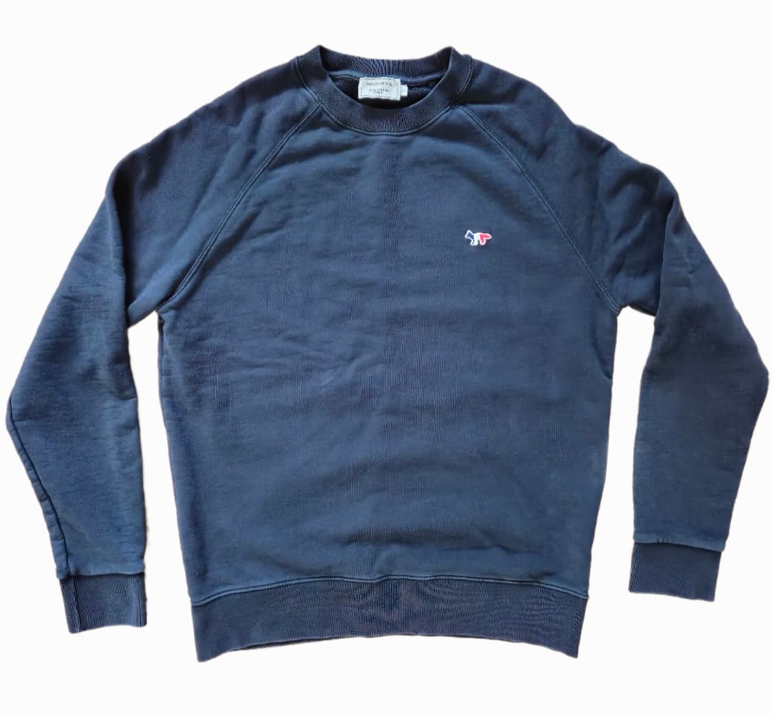 [L]메종 키츠네 Maison KItsune 네이비 맨투맨 상품이미지1